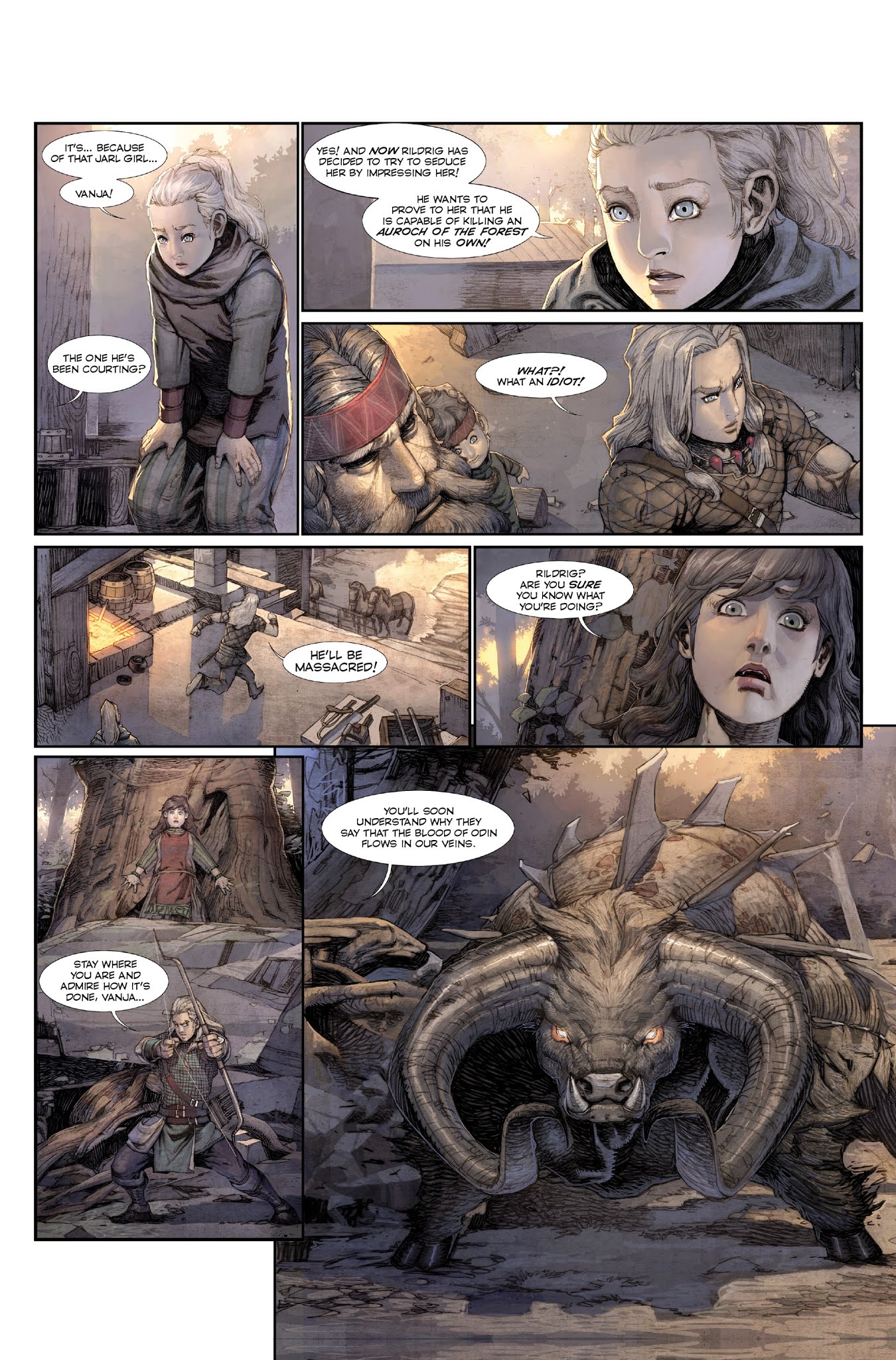 Read online Konungar: War of Crowns comic -  Issue #1 - 17