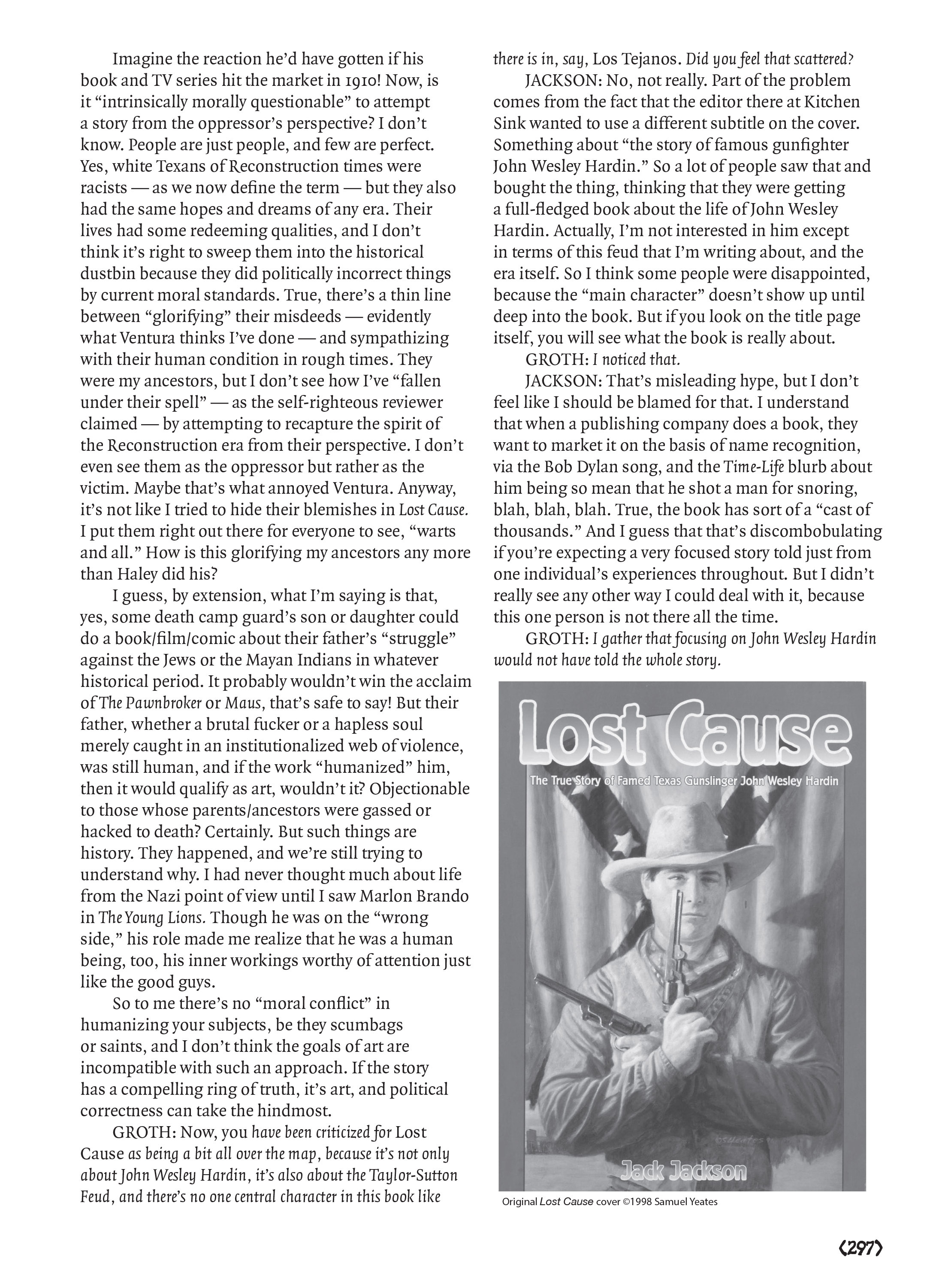 Read online Jack Jackson's American History: Los Tejanos and Lost Cause comic -  Issue # TPB (Part 3) - 94