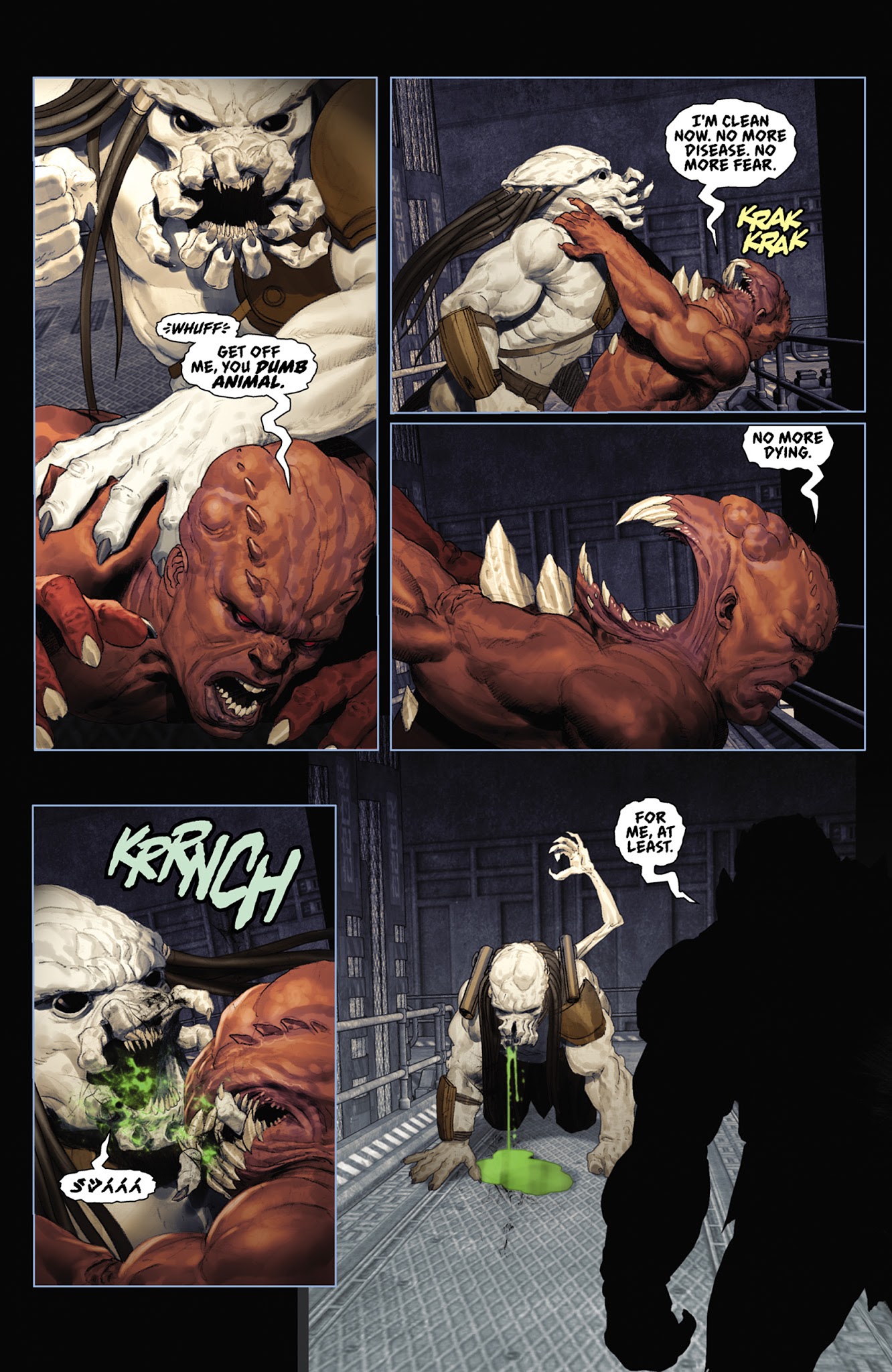 Read online Alien vs. Predator: Fire and Stone comic -  Issue #4 - 9