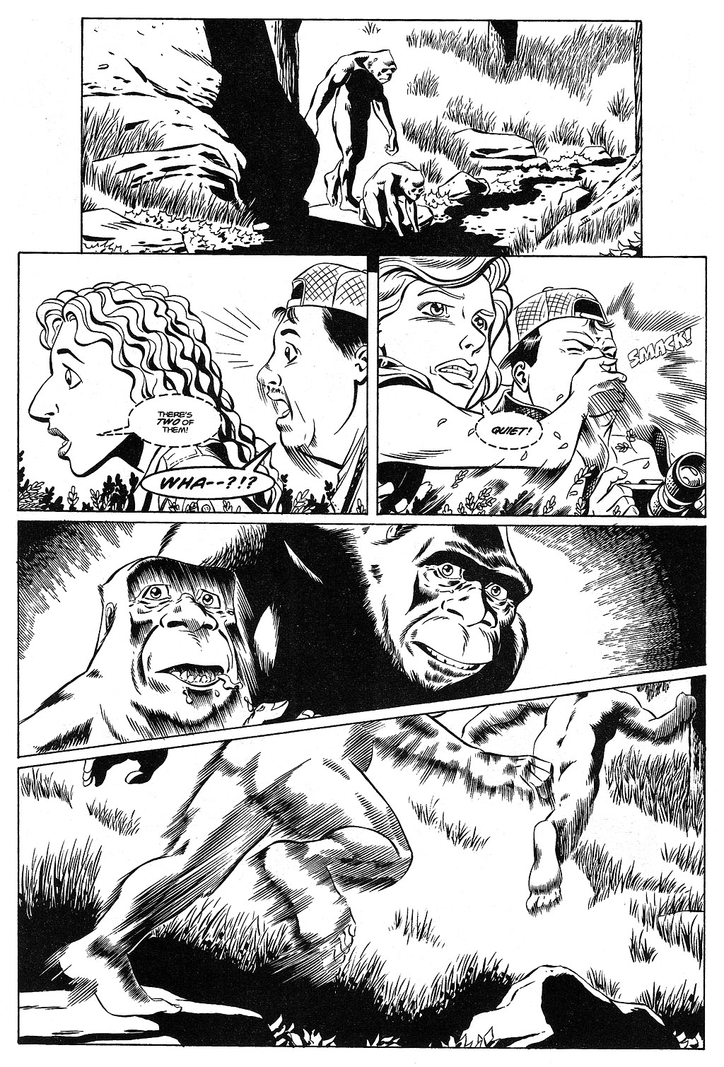 Read online Cavewoman: Missing Link comic -  Issue #1 - 6