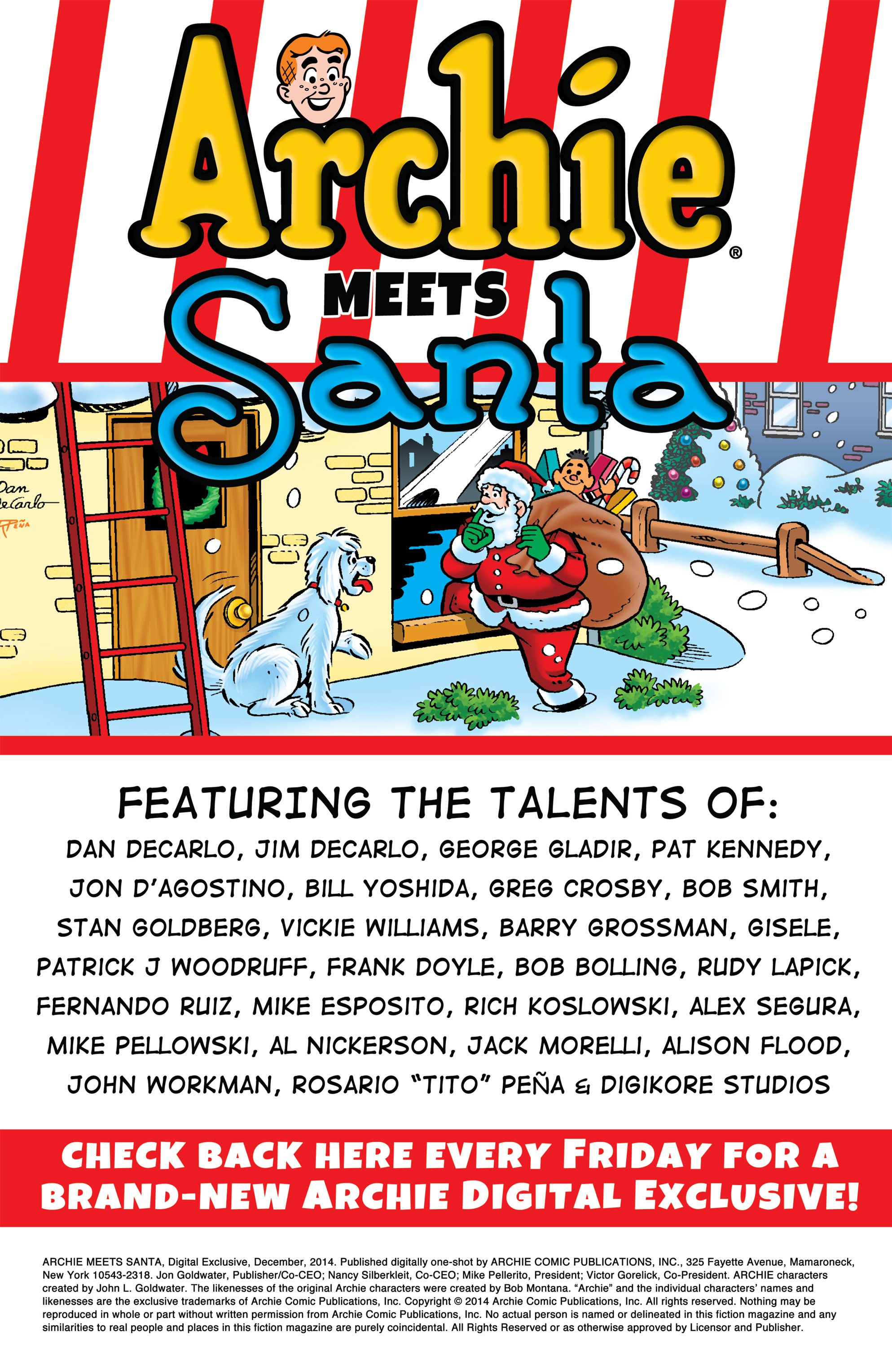 Read online Archie Meets Santa comic -  Issue # TPB - 2