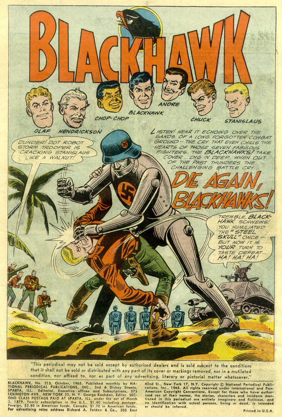 Blackhawk (1957) Issue #213 #106 - English 3