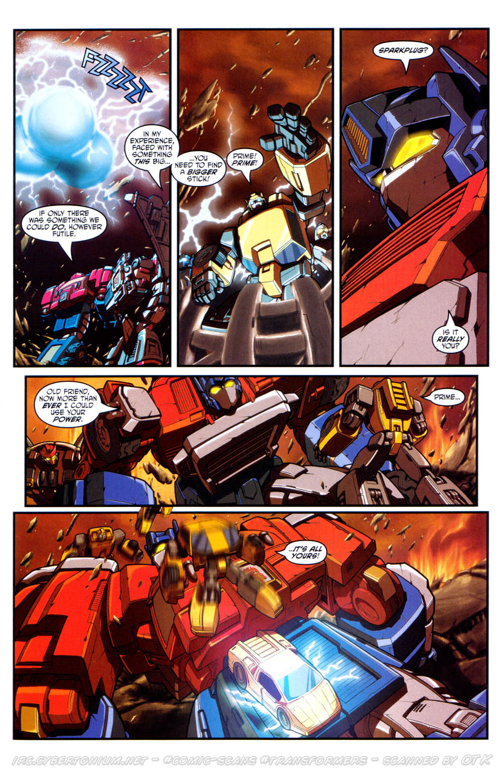 Read online Transformers Armada comic -  Issue #17 - 19