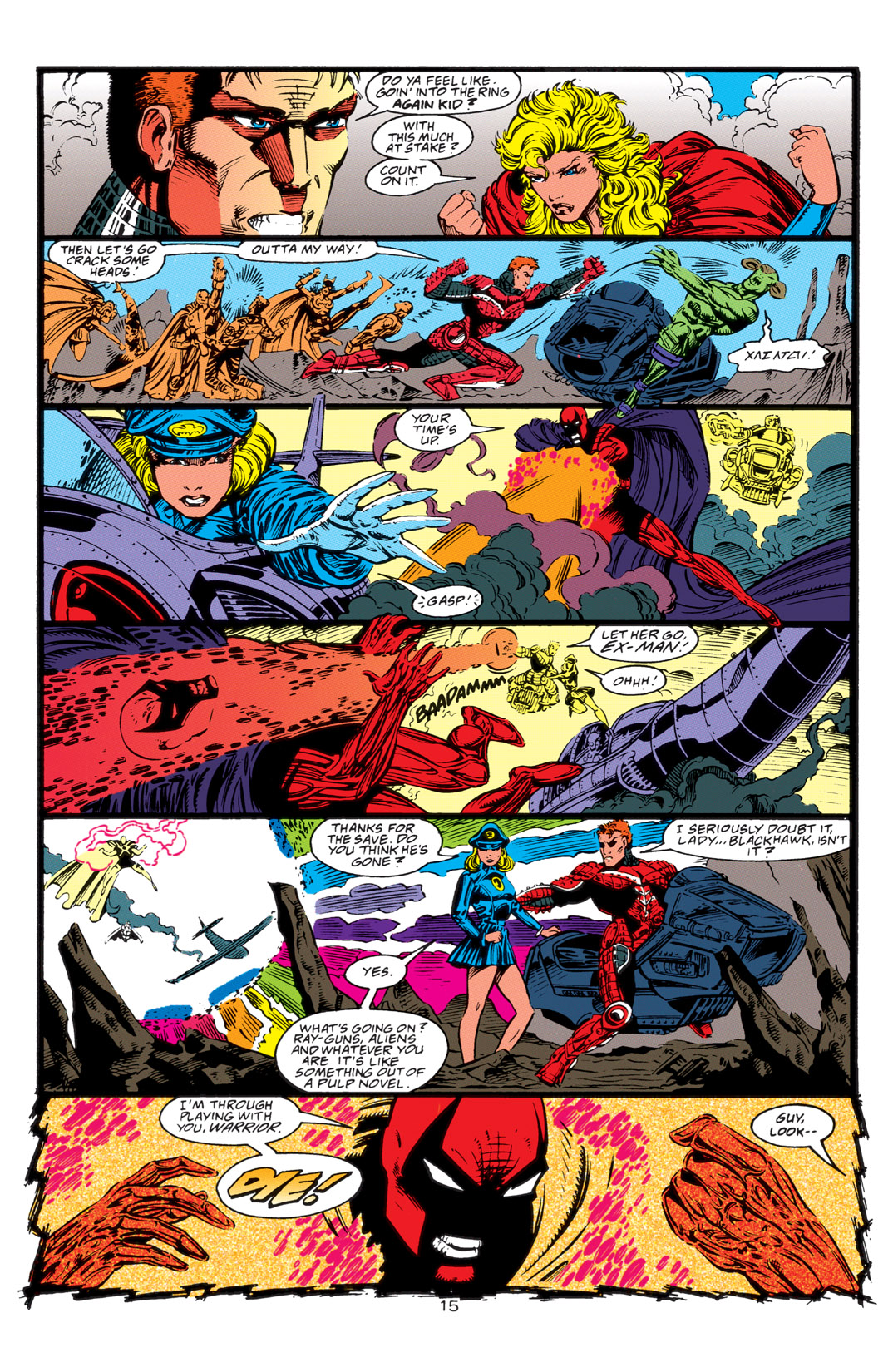 Read online Guy Gardner: Warrior comic -  Issue #24 - 15