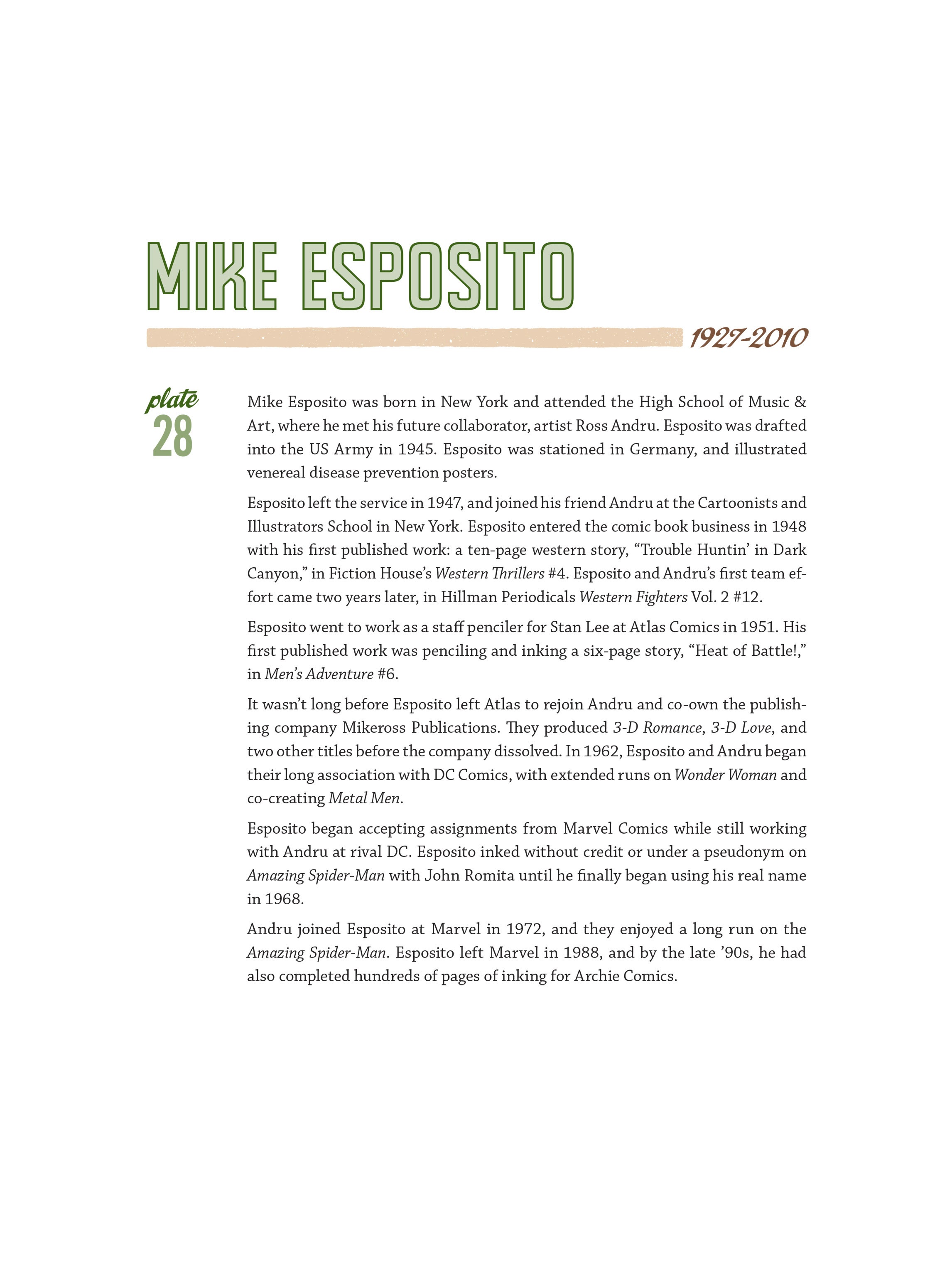 Read online More Heroes of the Comics: Portraits of the Legends of Comic Books comic -  Issue # TPB (Part 1) - 63