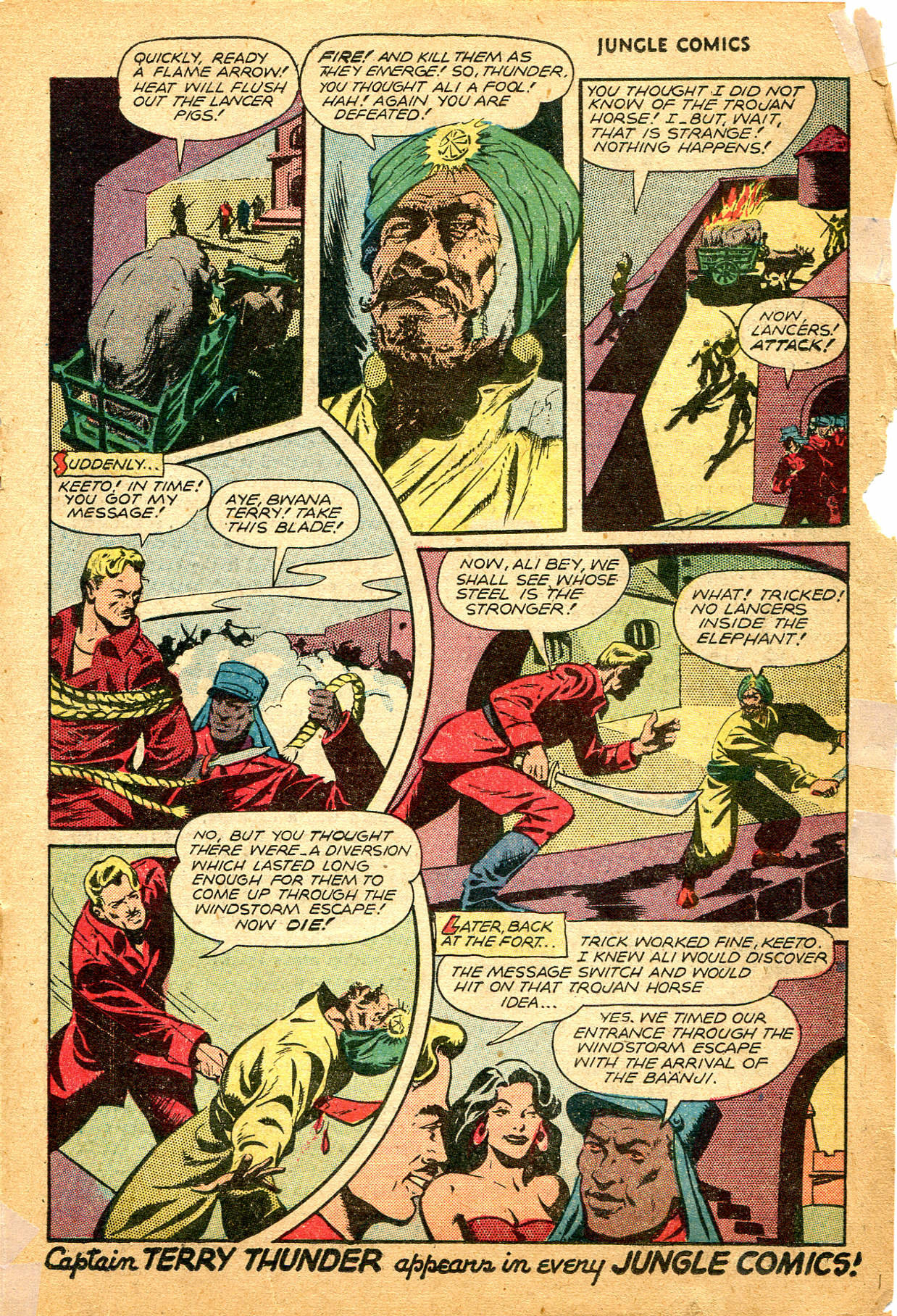 Read online Jungle Comics comic -  Issue #89 - 27