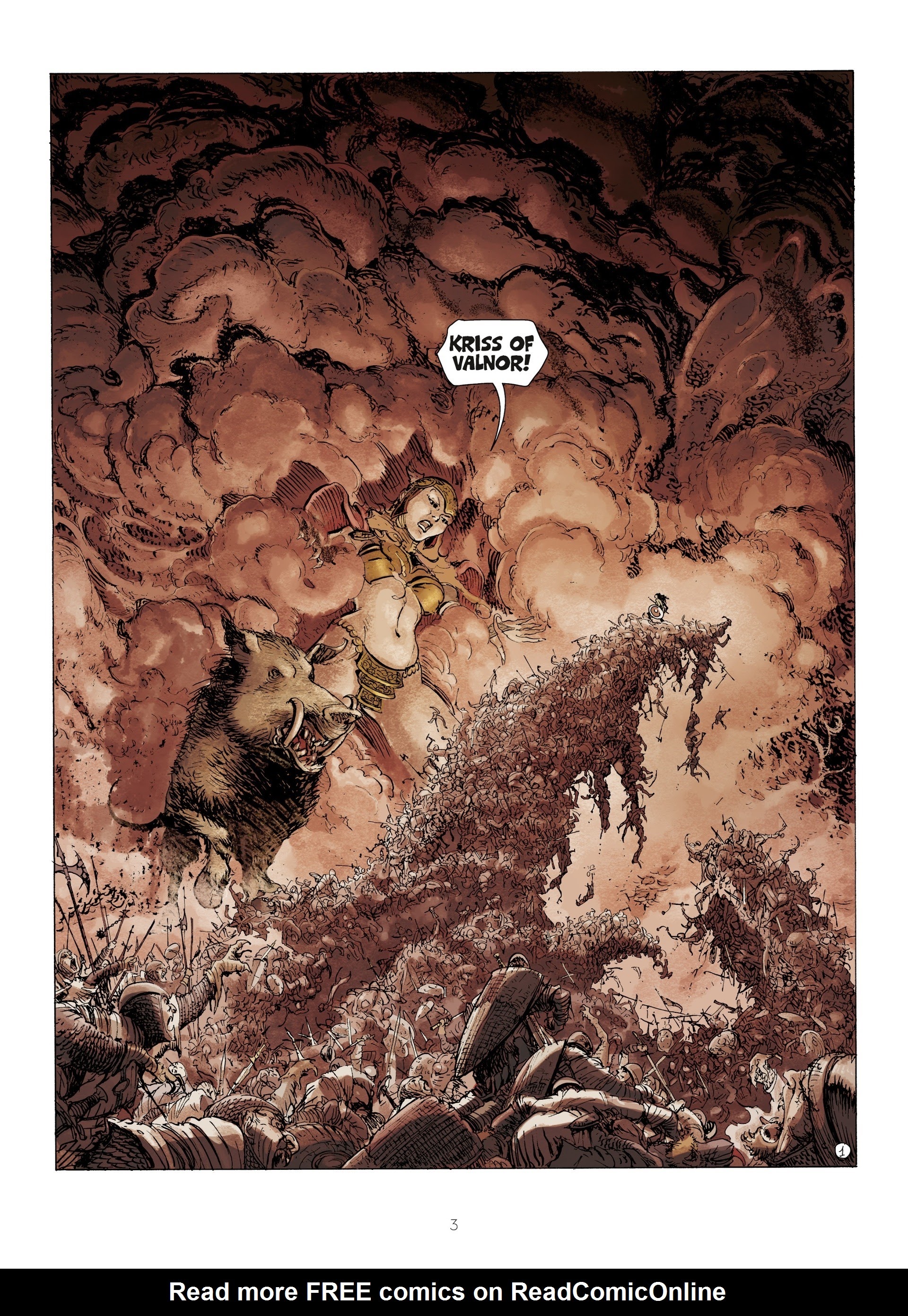 Read online Kriss of Valnor: Red as the Raheborg comic -  Issue # Full - 5