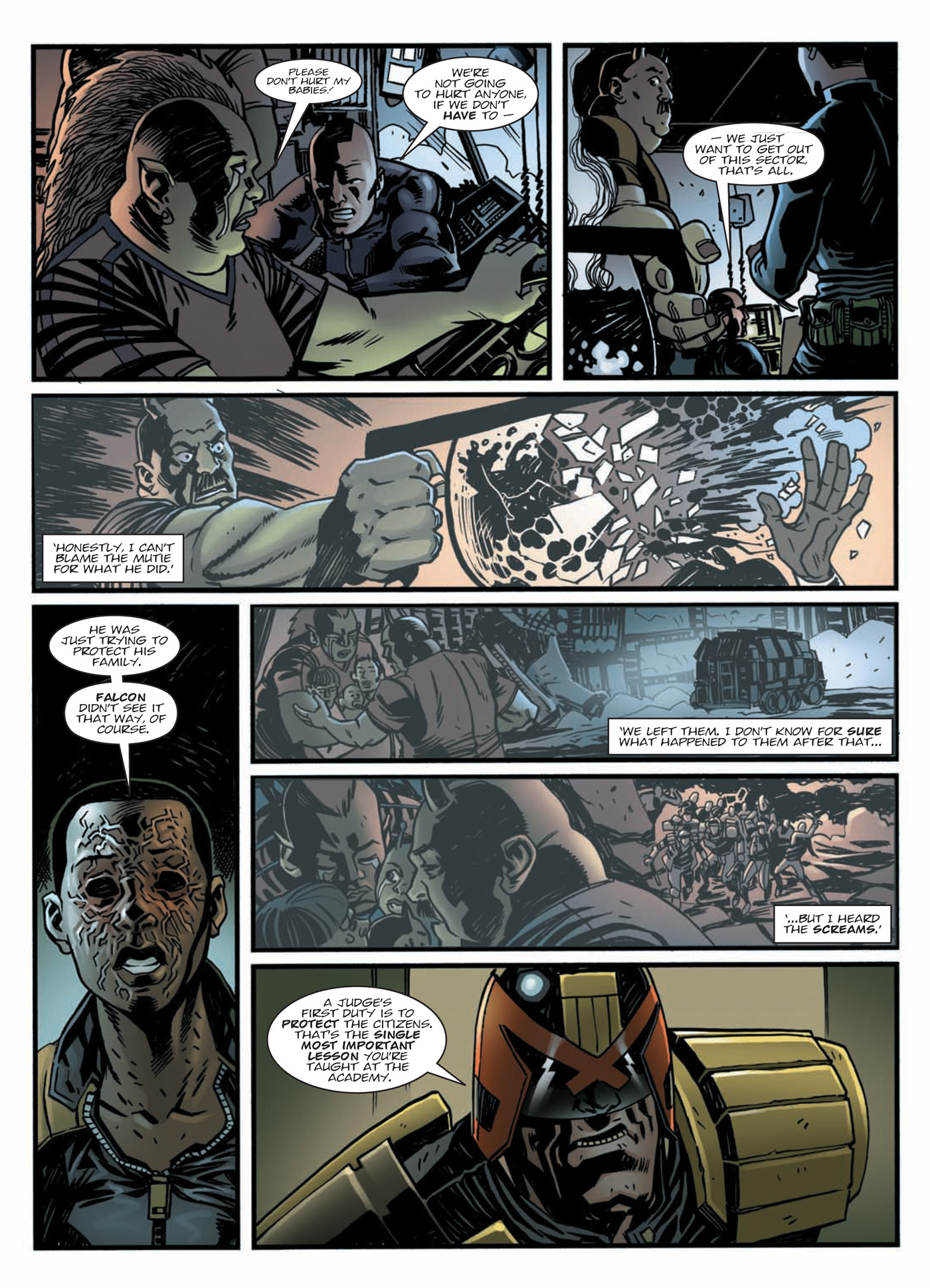 Read online Judge Dredd: Day of Chaos: Fallout comic -  Issue # TPB (Part 2) - 44