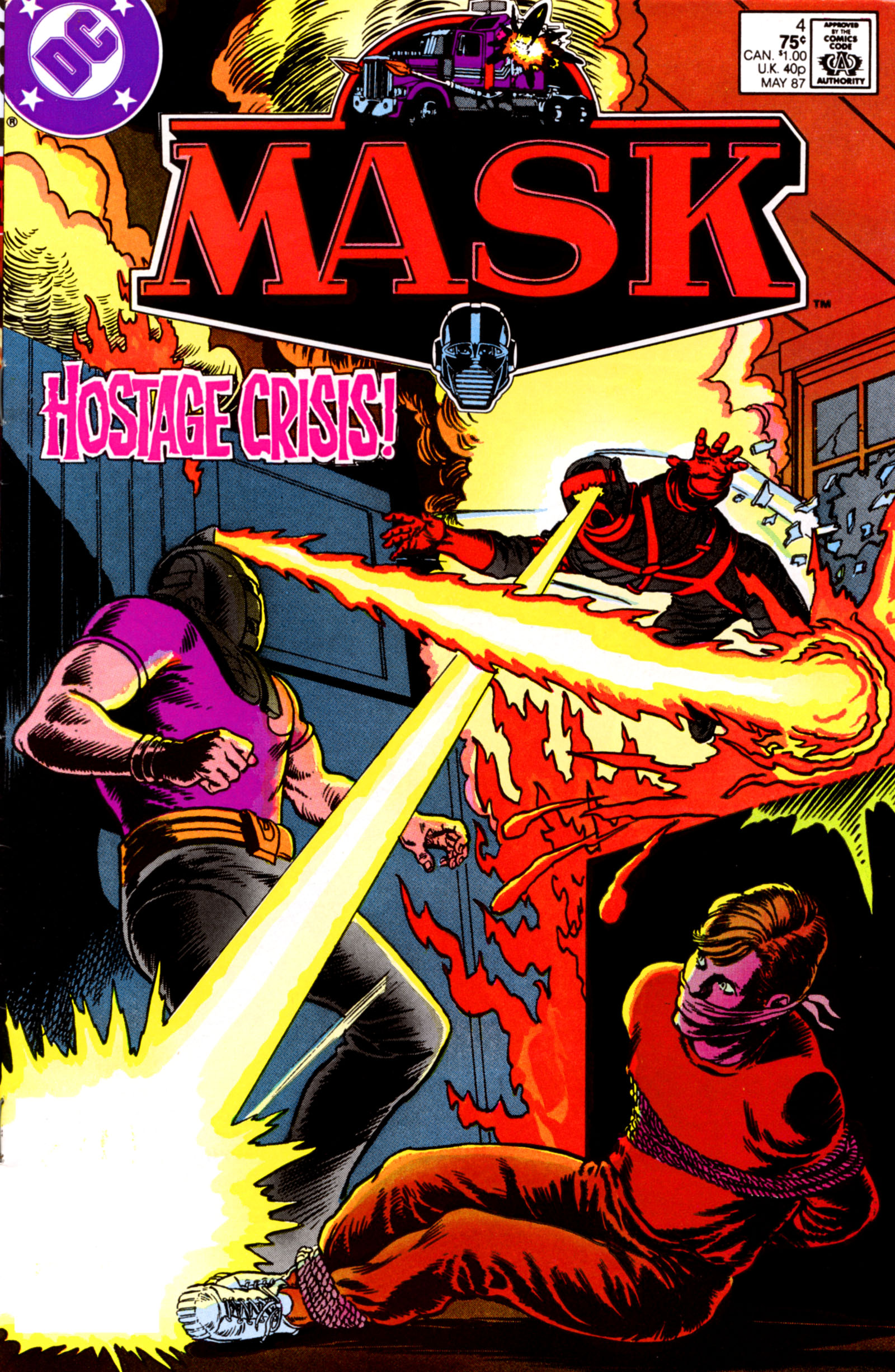 Read online MASK (1987) comic -  Issue #4 - 1