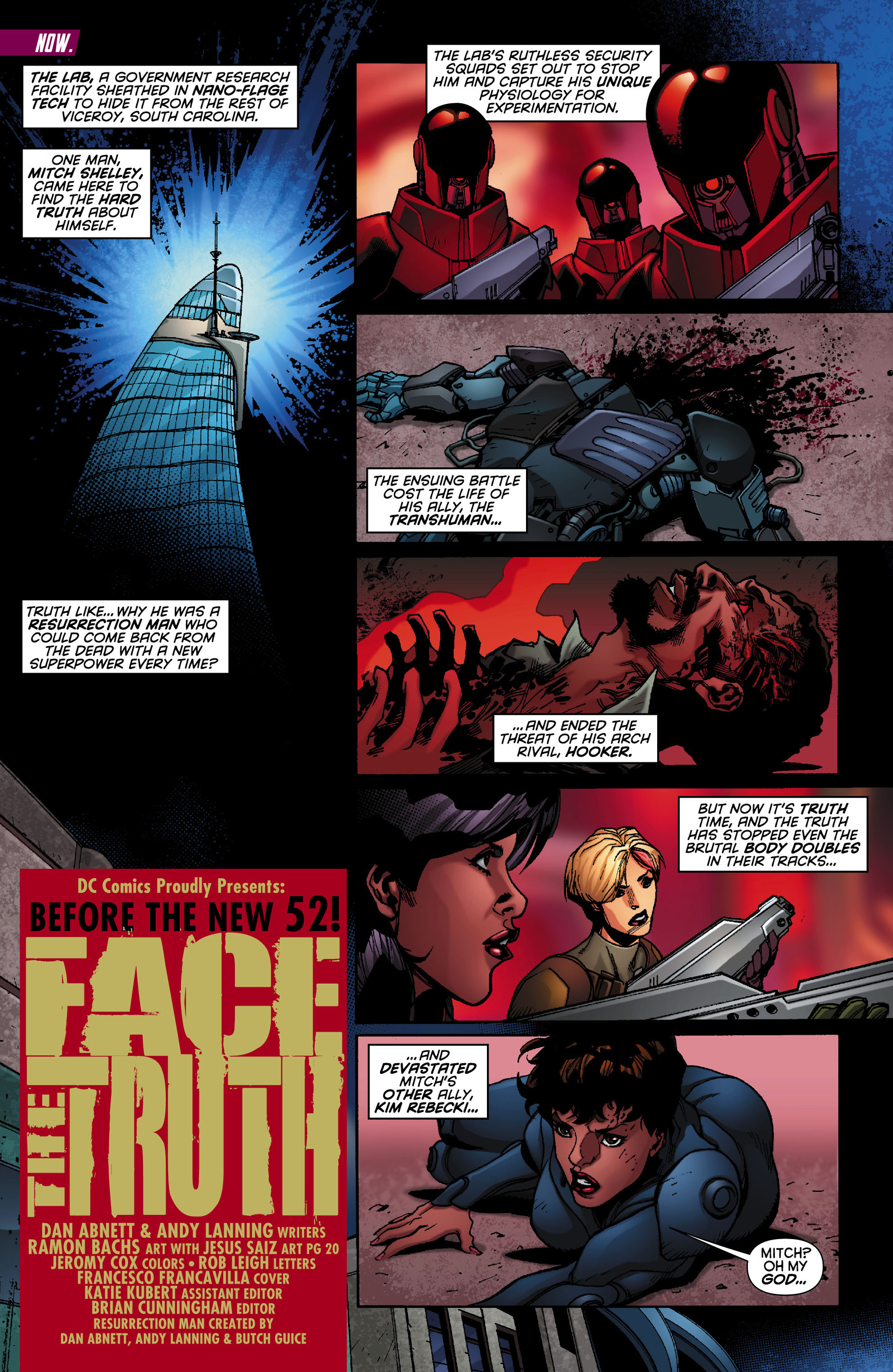 Read online Resurrection Man (2011) comic -  Issue #0 - 2