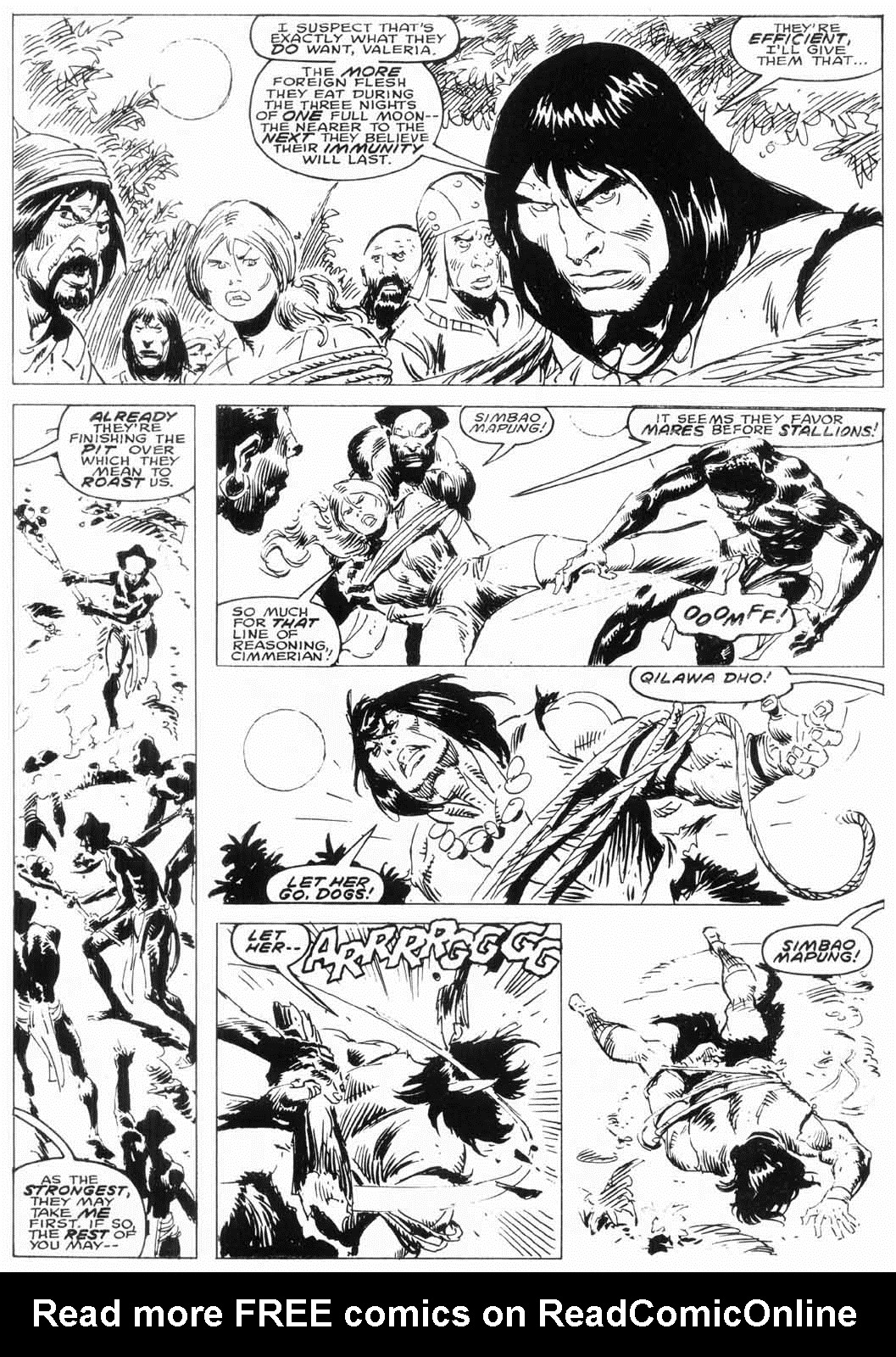 Read online The Savage Sword Of Conan comic -  Issue #225 - 21