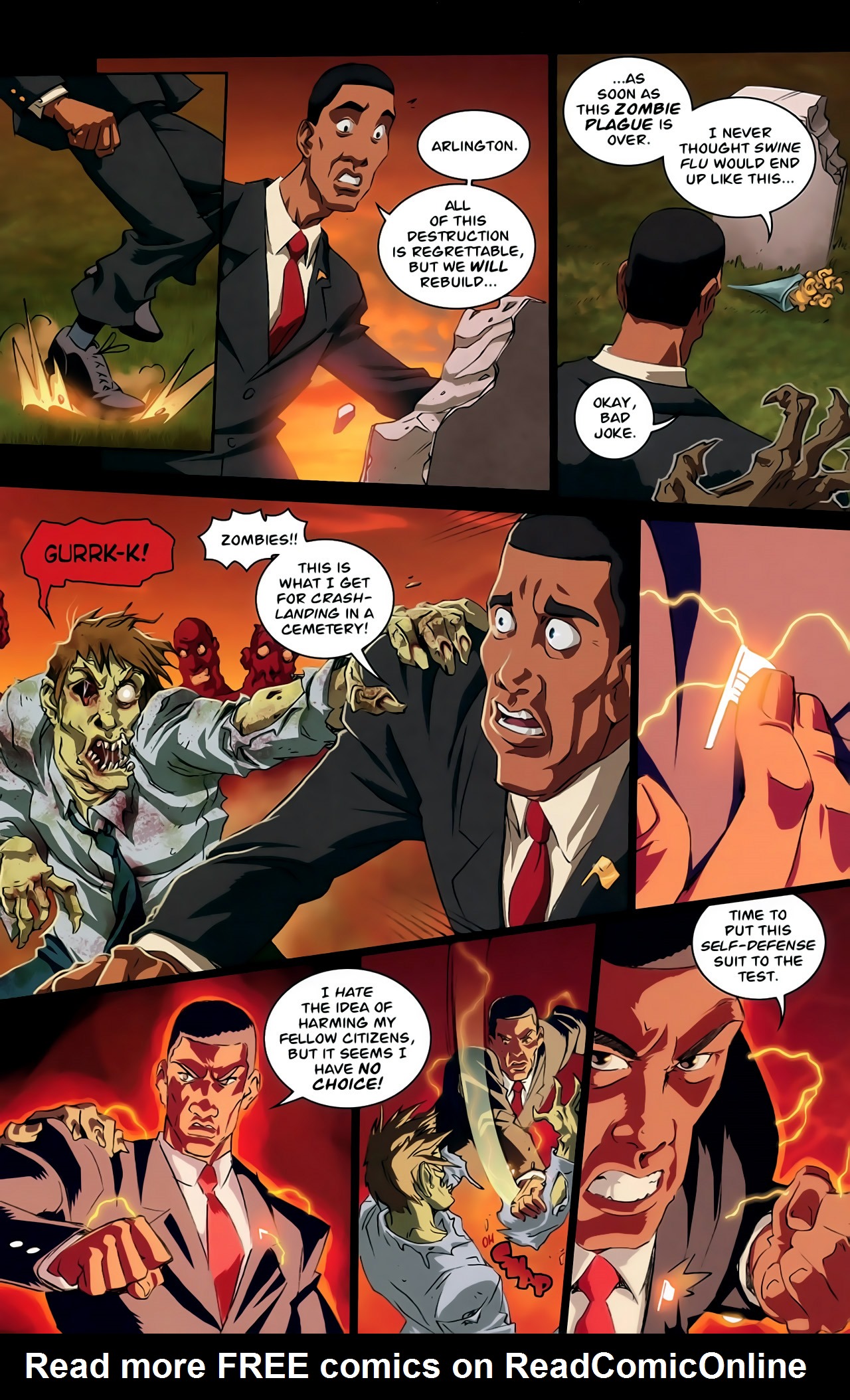 Read online President Evil comic -  Issue #1 - 5
