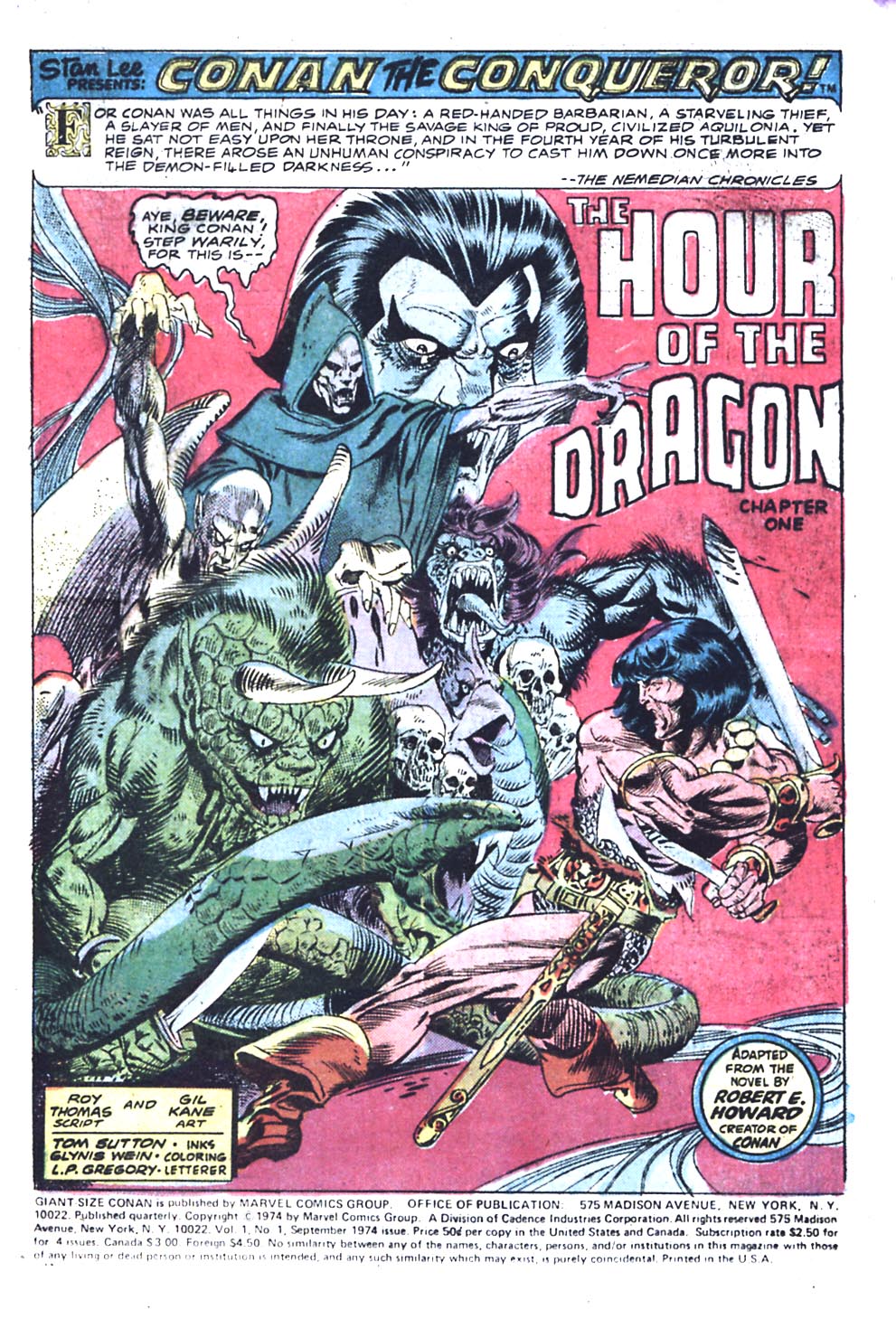Read online Giant-Size Conan comic -  Issue #1 - 2