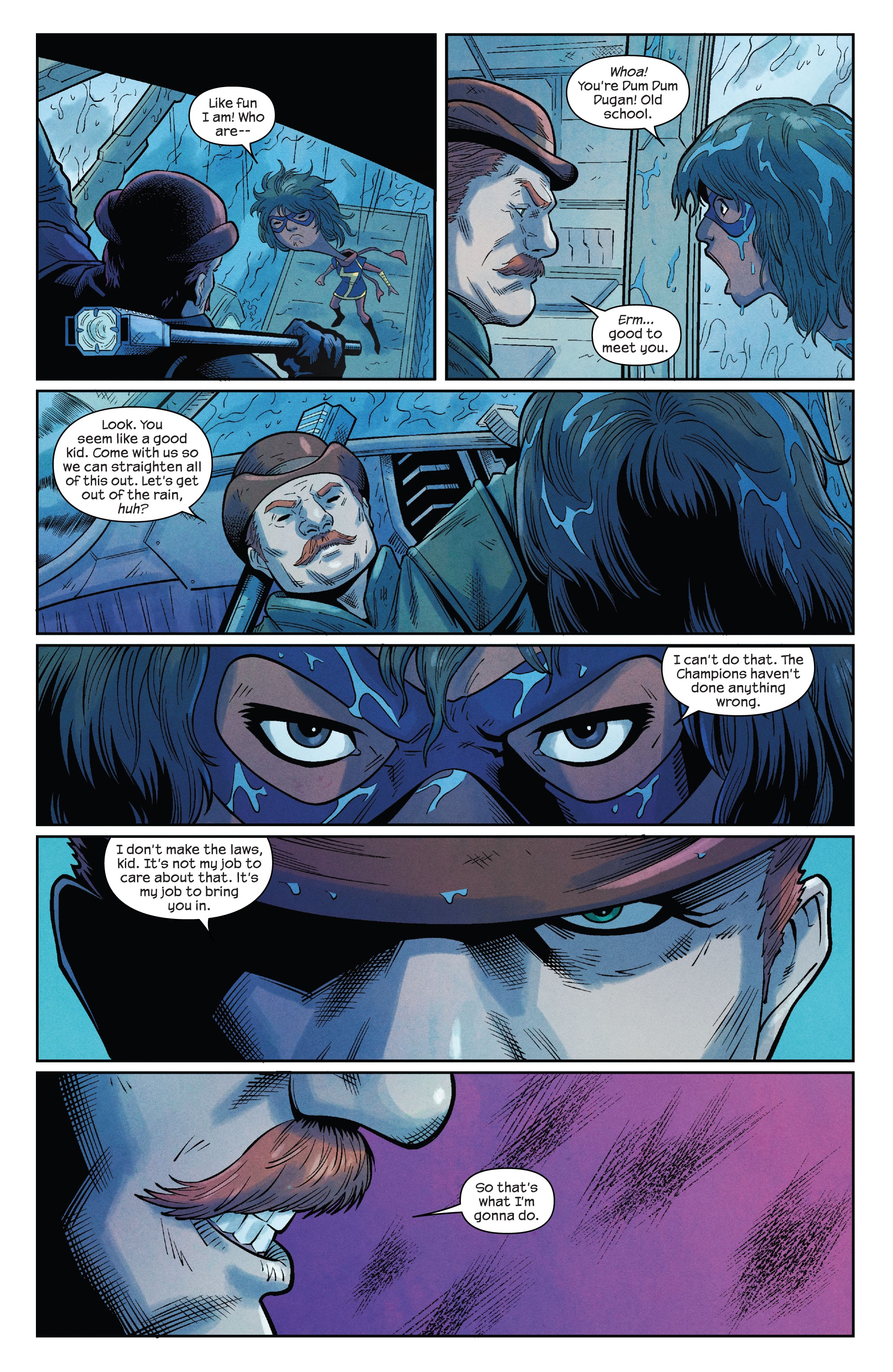 Read online Magnificent Ms. Marvel comic -  Issue #15 - 17