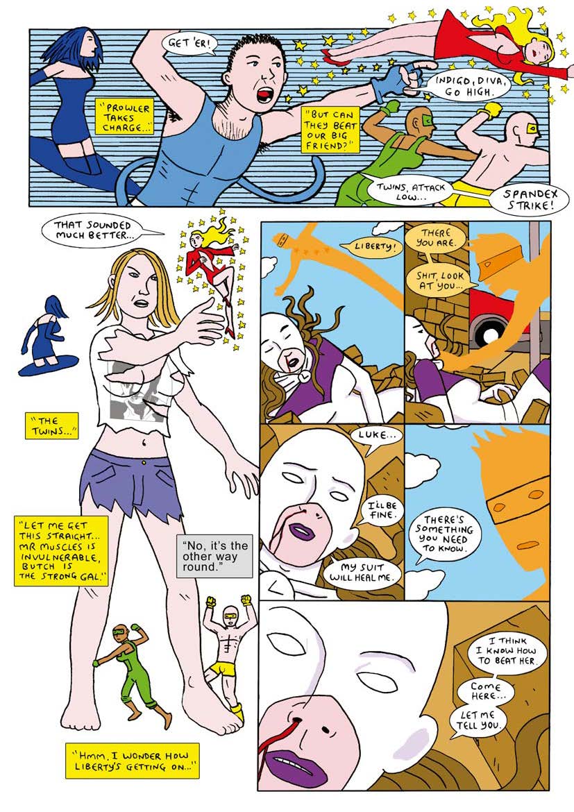 Read online Spandex comic -  Issue #1 - 12