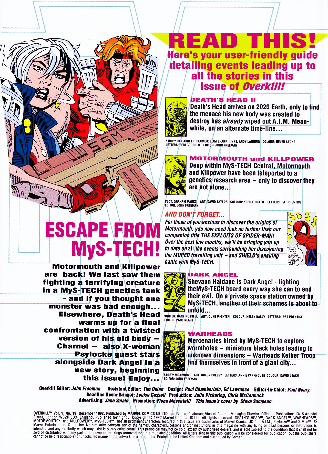 Read online Overkill comic -  Issue #19 - 2