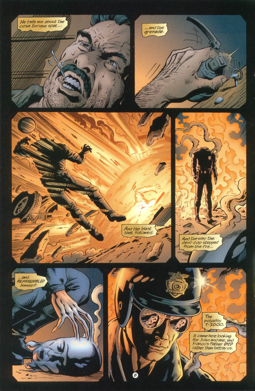 Read online T2: Cybernetic Dawn comic -  Issue #1 - 9
