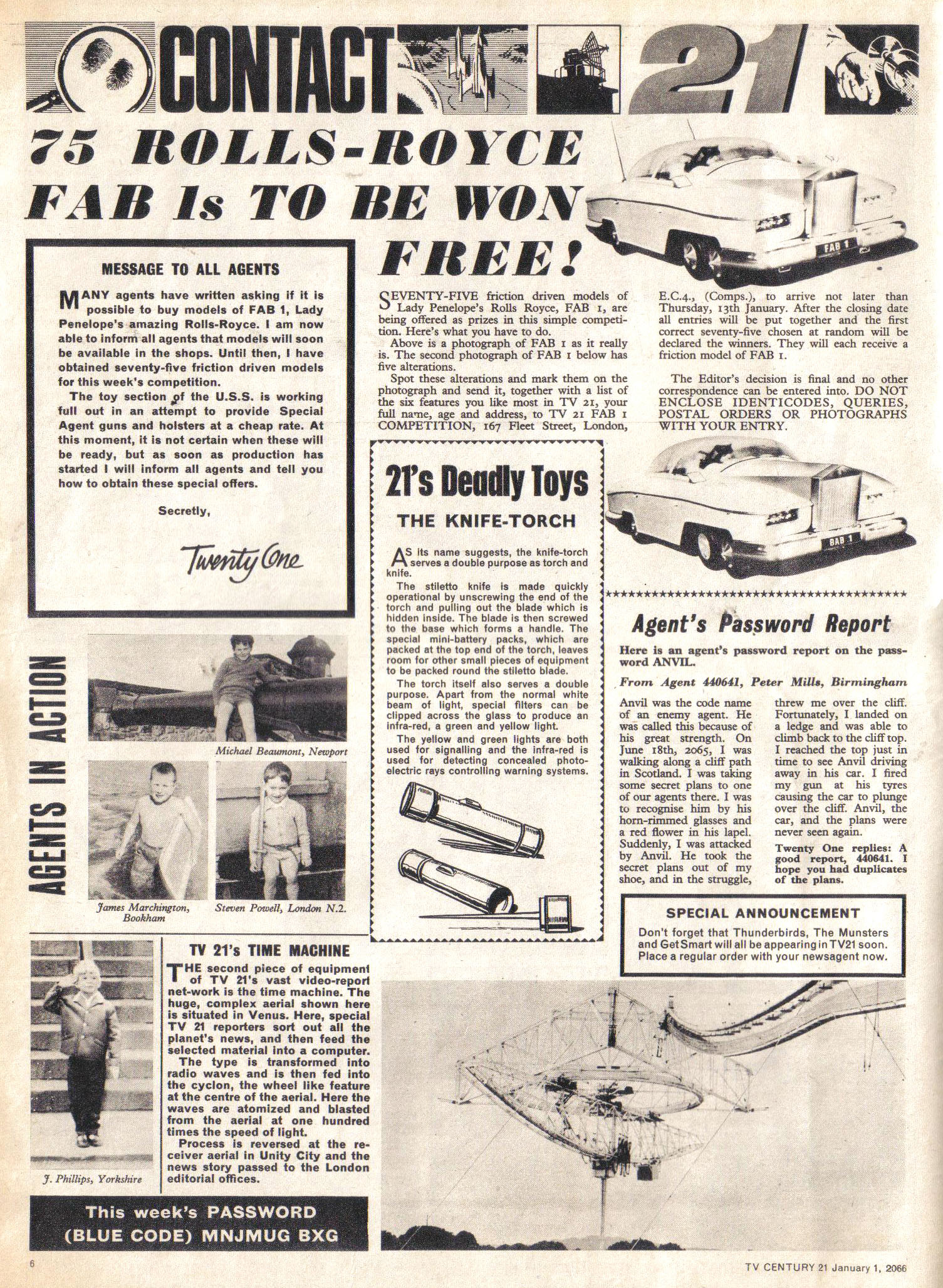Read online TV Century 21 (TV 21) comic -  Issue #50 - 6