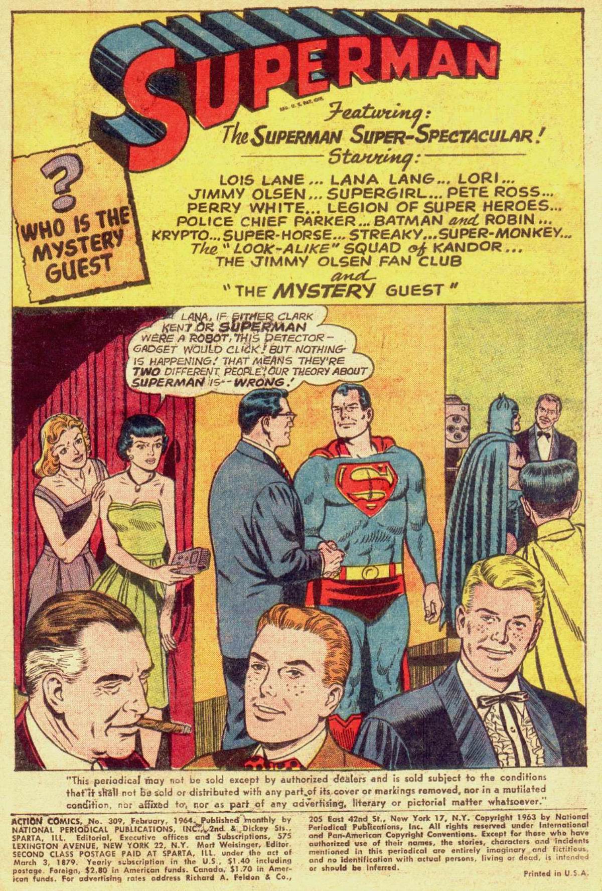 Read online Action Comics (1938) comic -  Issue #309 - 3