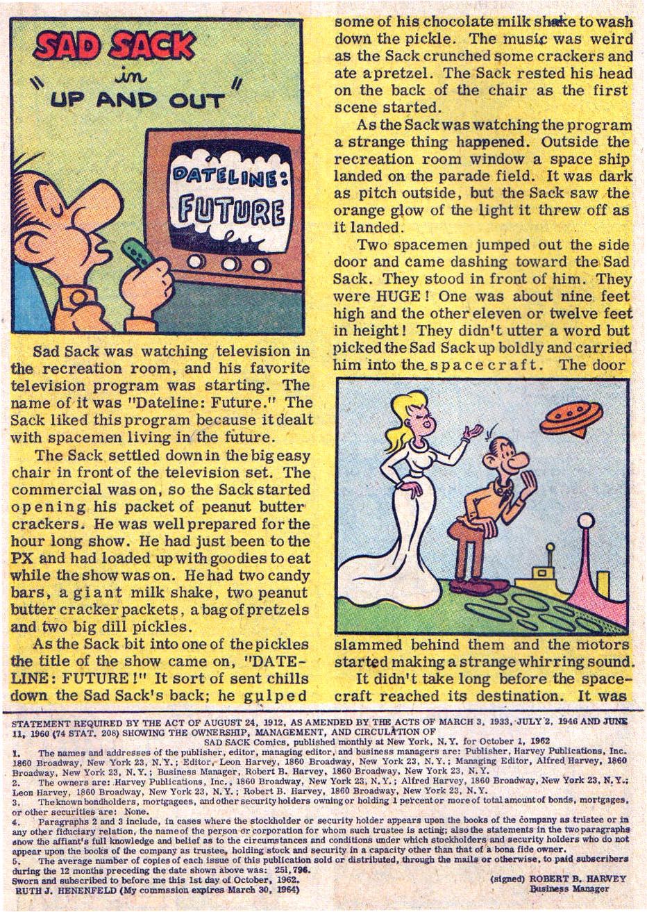 Read online Sad Sack comic -  Issue #140 - 26