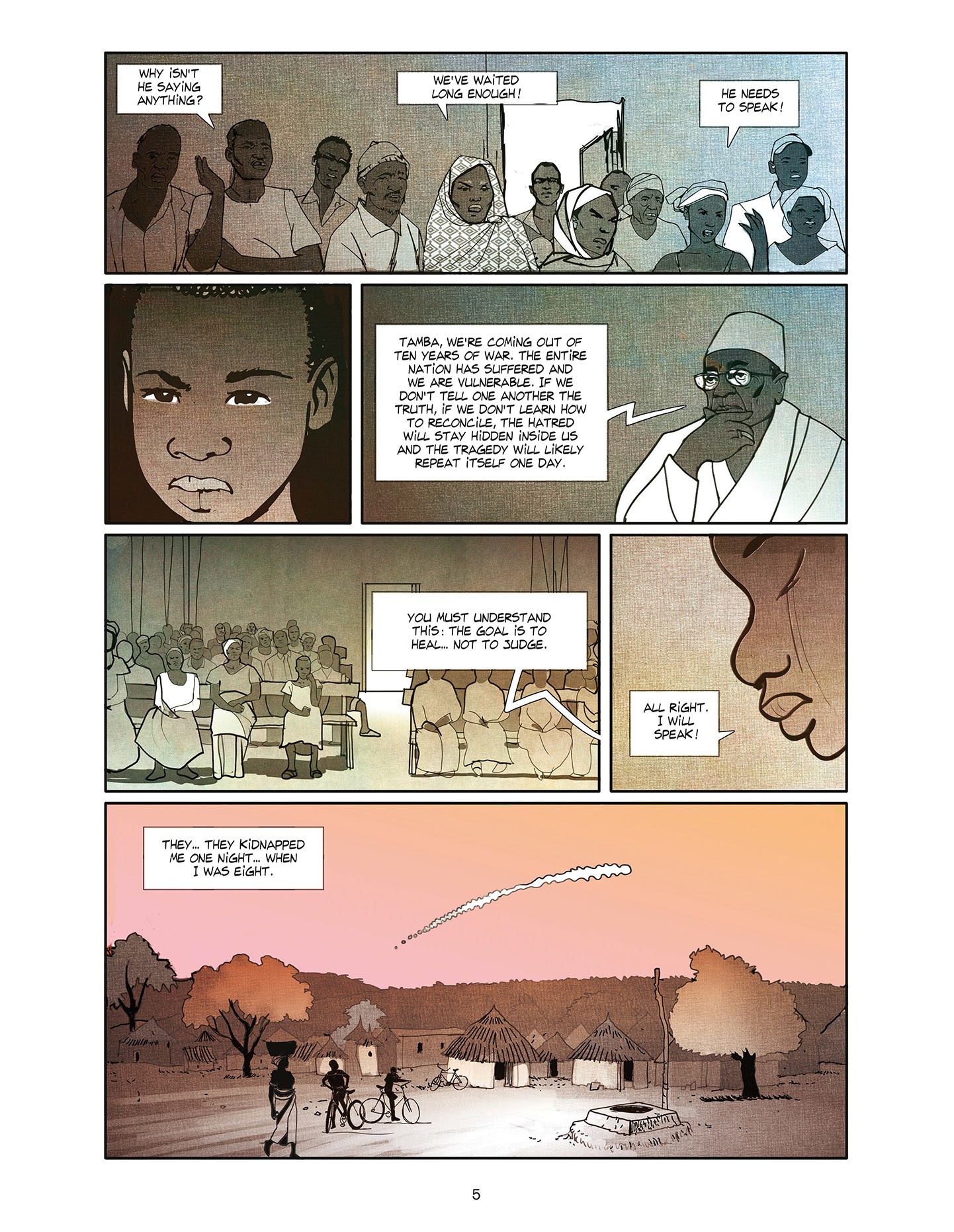 Read online Tamba, Child Soldier comic -  Issue # TPB - 6
