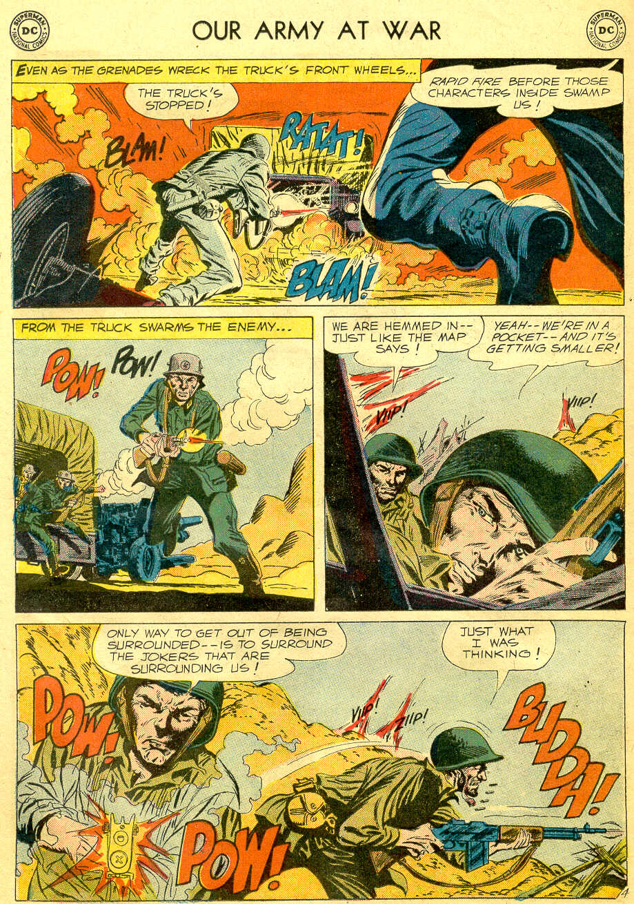 Read online Our Army at War (1952) comic -  Issue #81 - 29