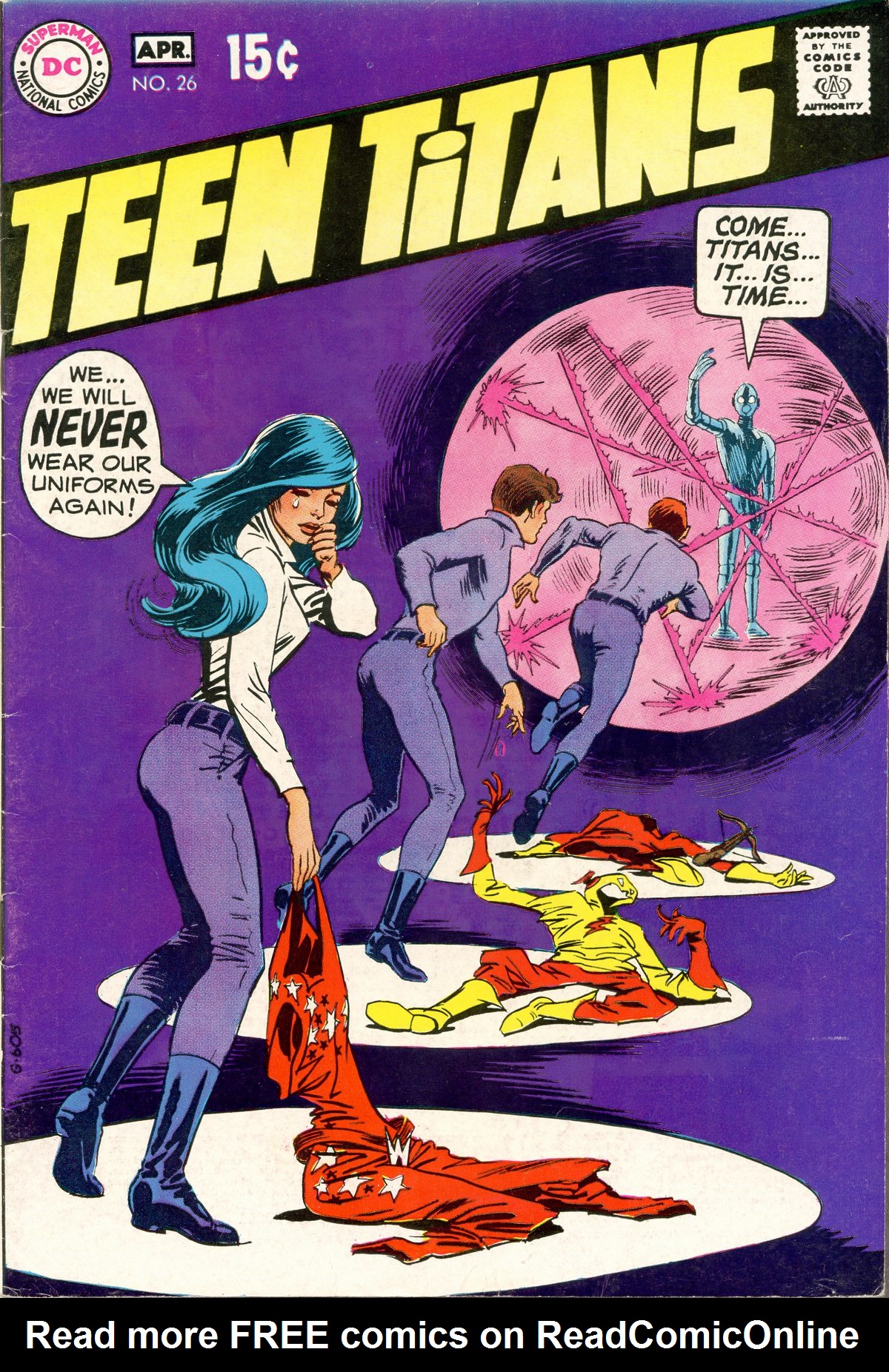 Read online Teen Titans (1966) comic -  Issue #26 - 1