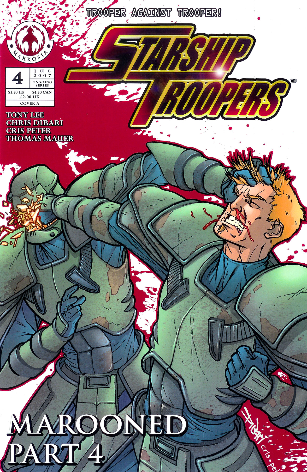 Read online Starship Troopers (2007) comic -  Issue #4 - 1