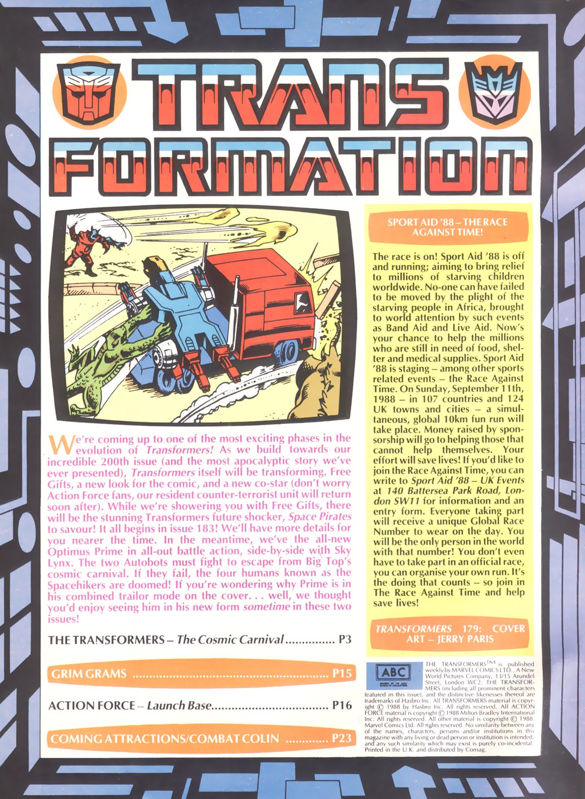 Read online The Transformers (UK) comic -  Issue #179 - 2