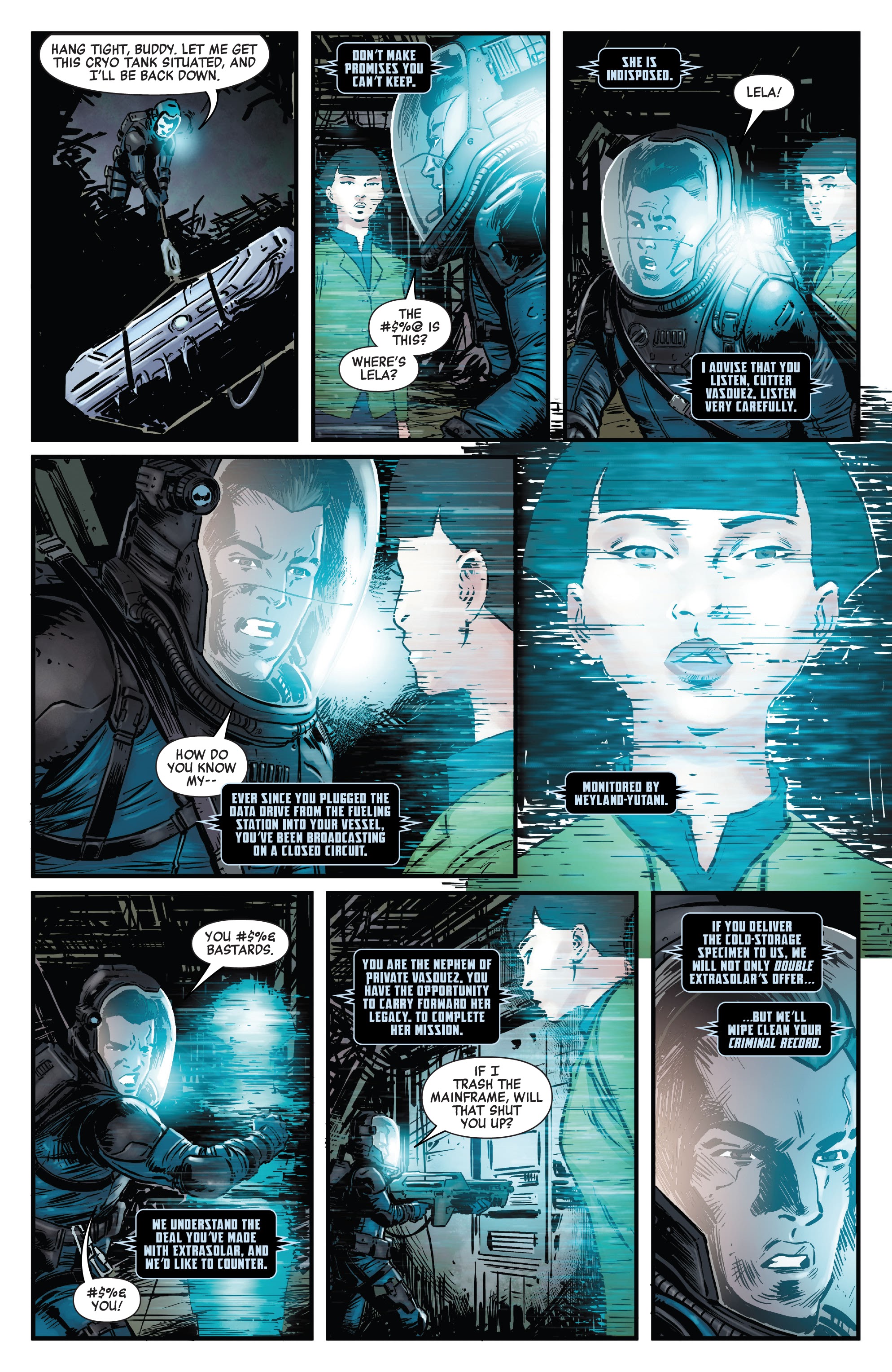Read online Aliens: Aftermath comic -  Issue # Full - 28