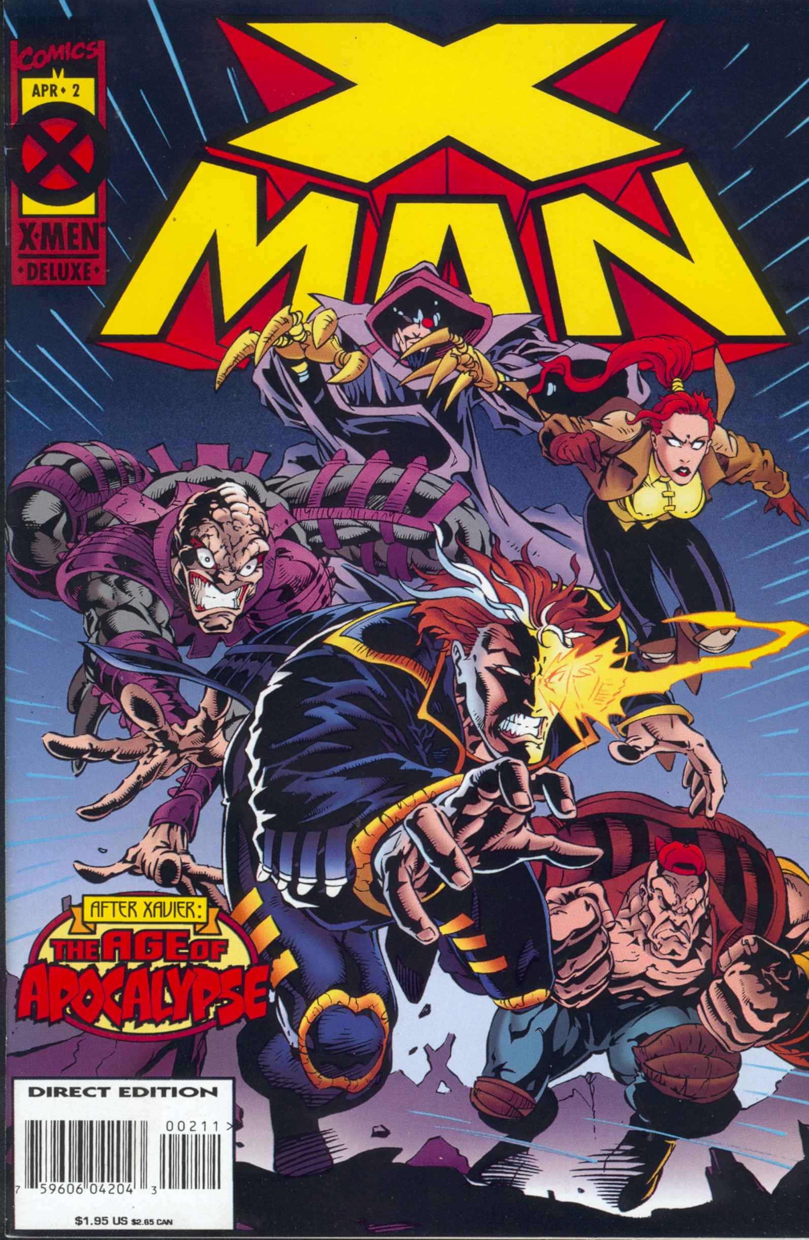 Read online X-Man comic -  Issue #2 - 1