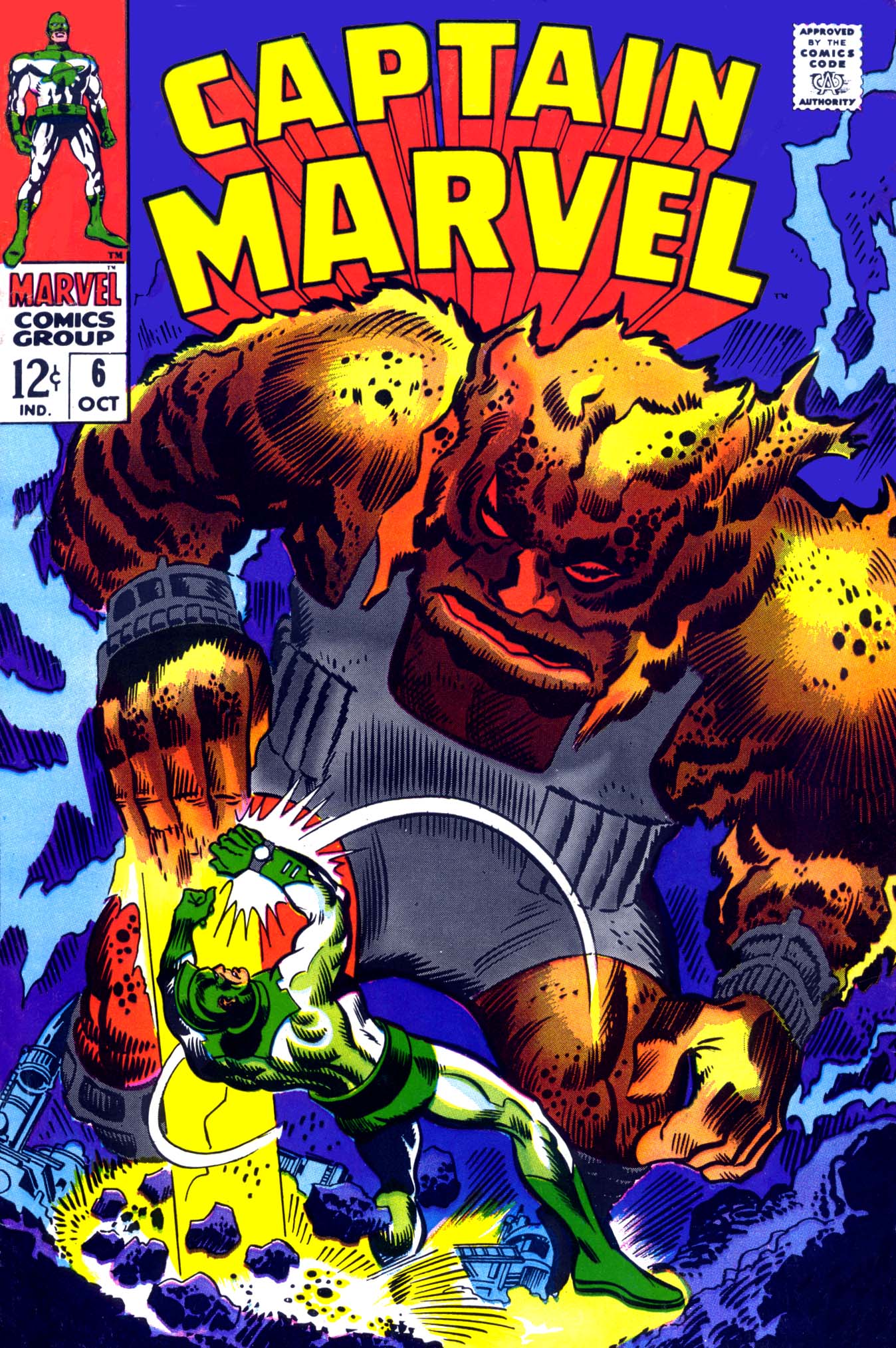 Read online Captain Marvel (1968) comic -  Issue #6 - 1