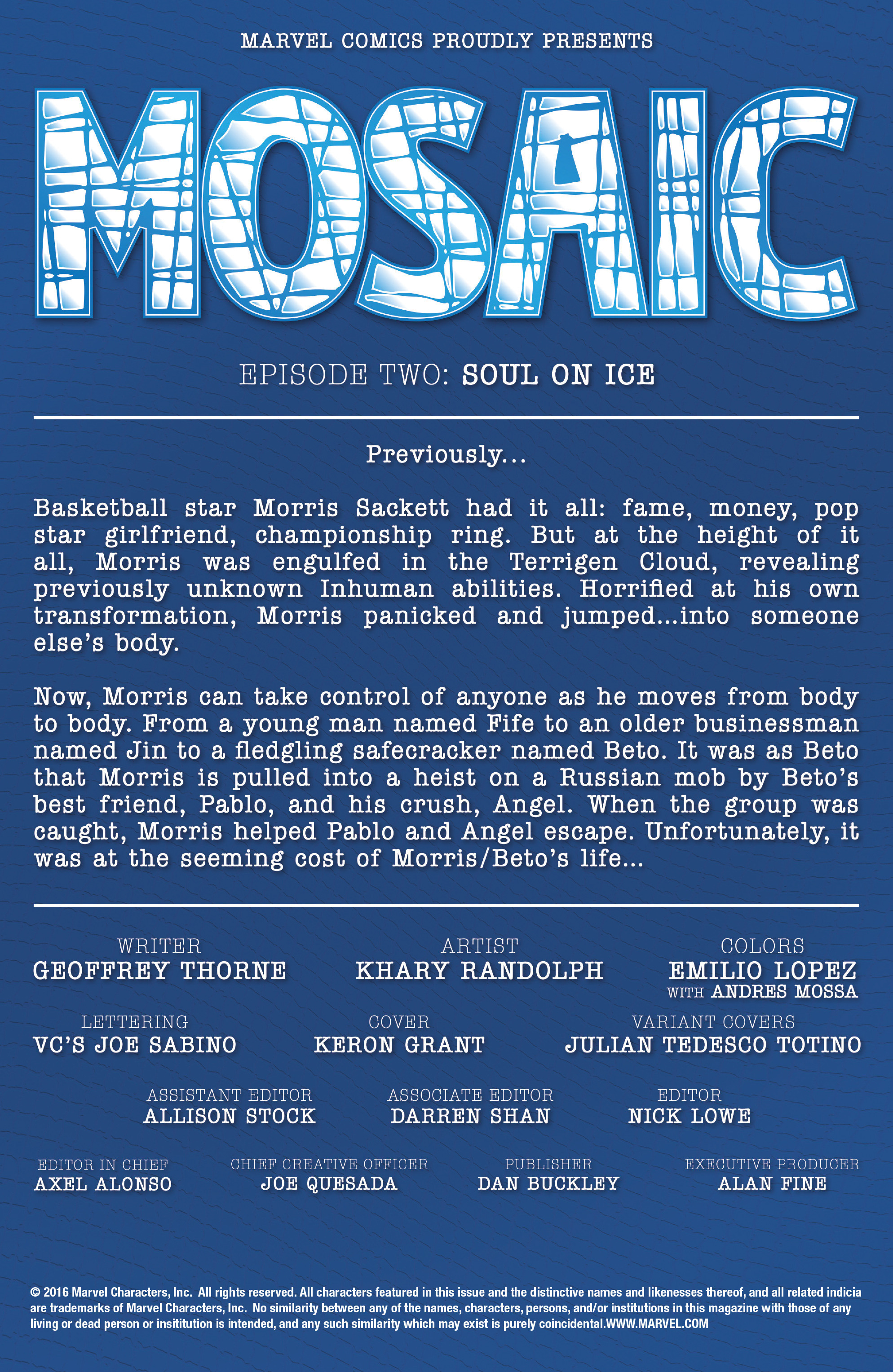 Read online Mosaic comic -  Issue #2 - 2