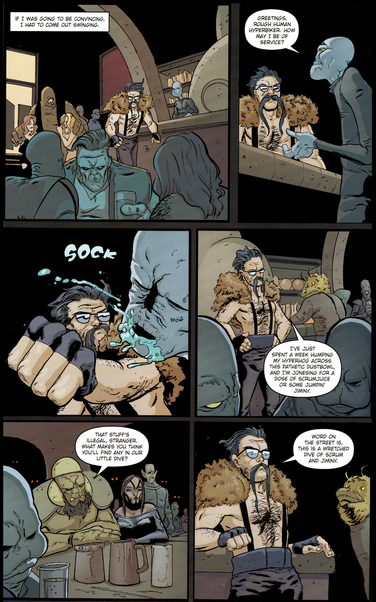 Read online Stephen Colbert's Tek Jansen comic -  Issue #4 - 21