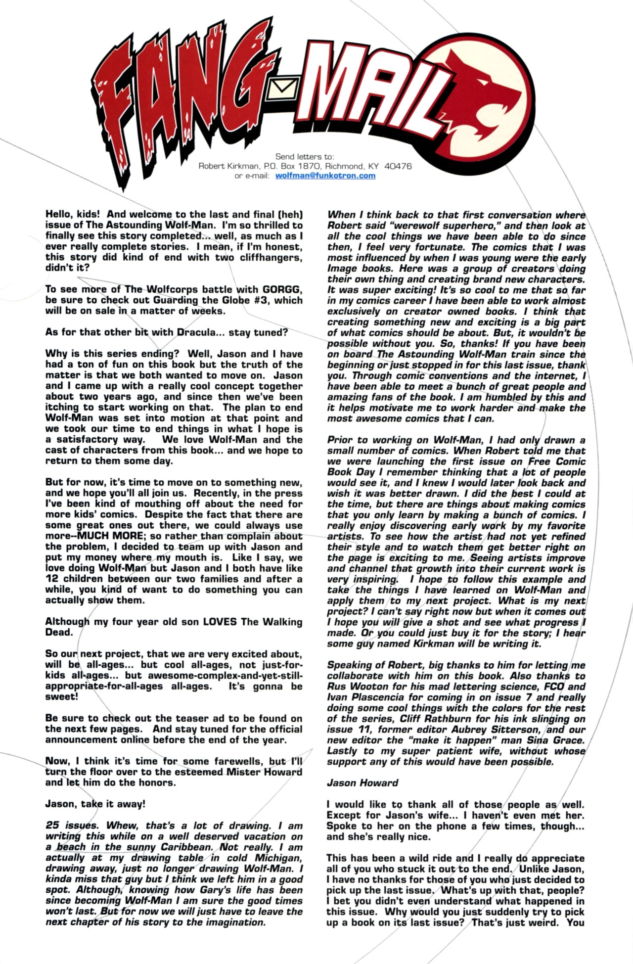 Read online The Astounding Wolf-Man comic -  Issue #25 - 26