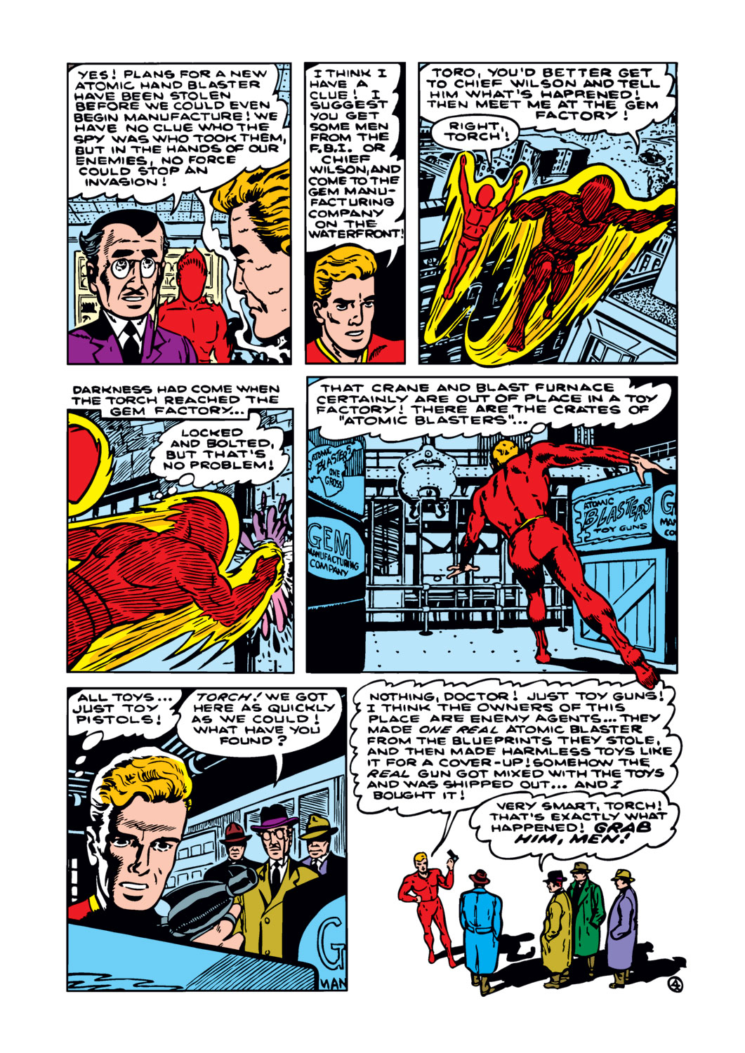 Read online The Human Torch (1940) comic -  Issue #36 - 5