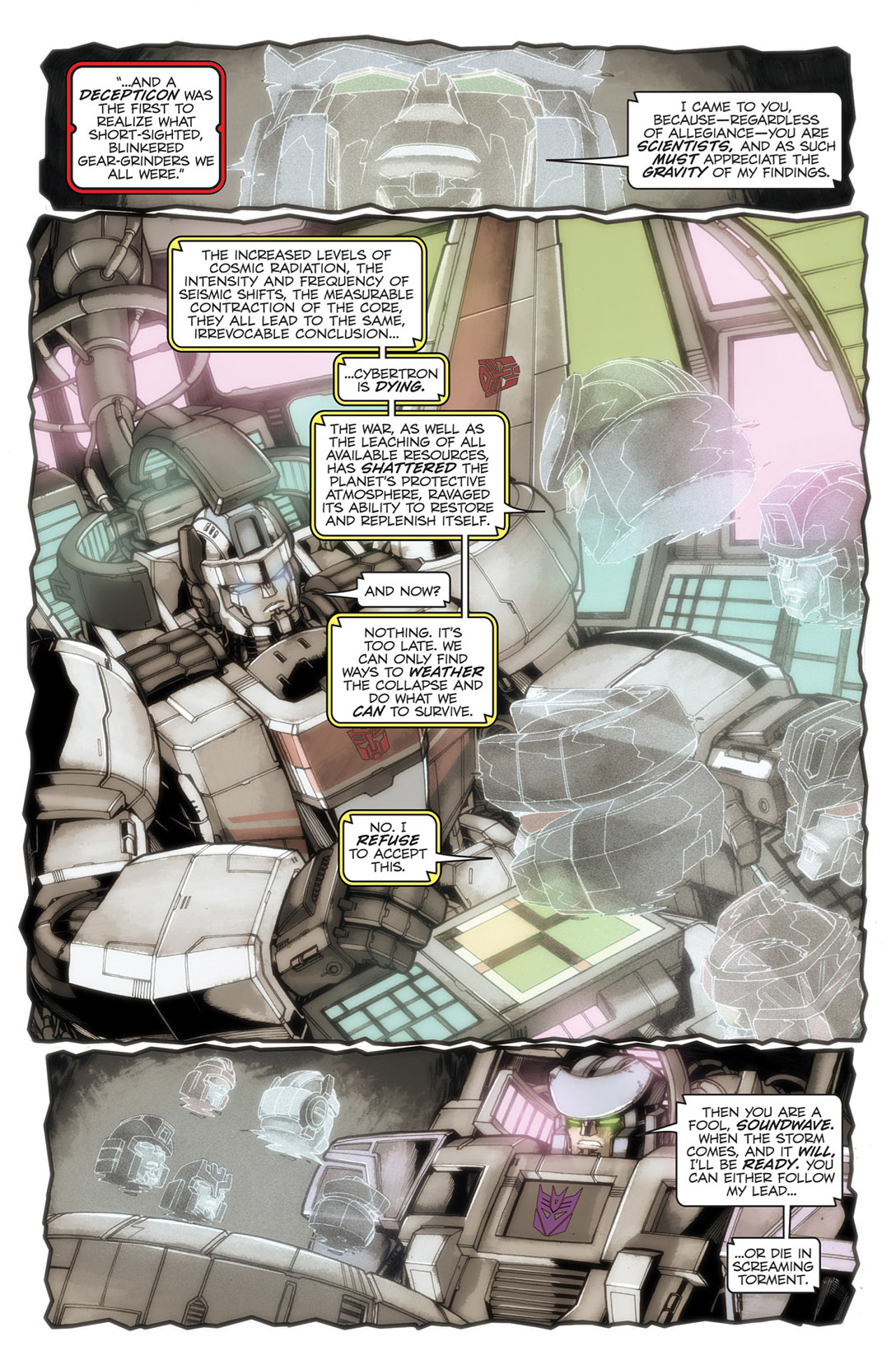 Read online The Transformers: Stormbringer comic -  Issue #1 - 16