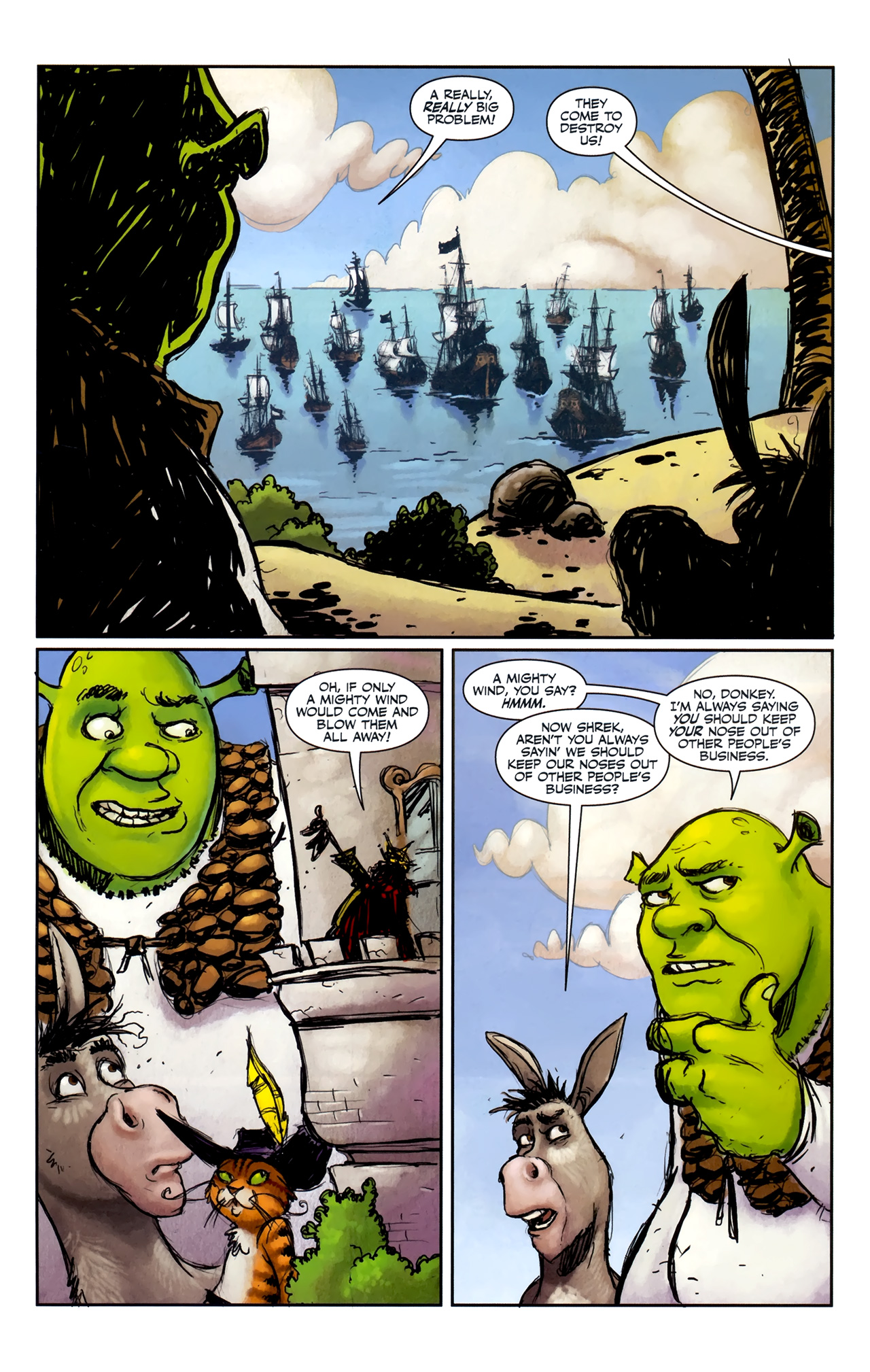 Read online Shrek (2010) comic -  Issue #3 - 10