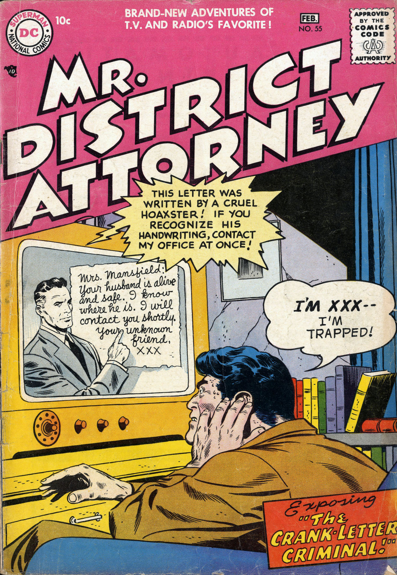 Read online Mr. District Attorney comic -  Issue #55 - 1