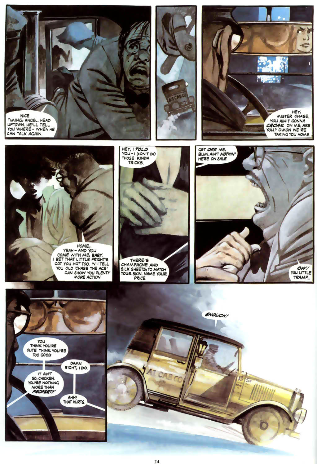 Read online Marvel Graphic Novel comic -  Issue #6 Night Raven - House of Cards - 23