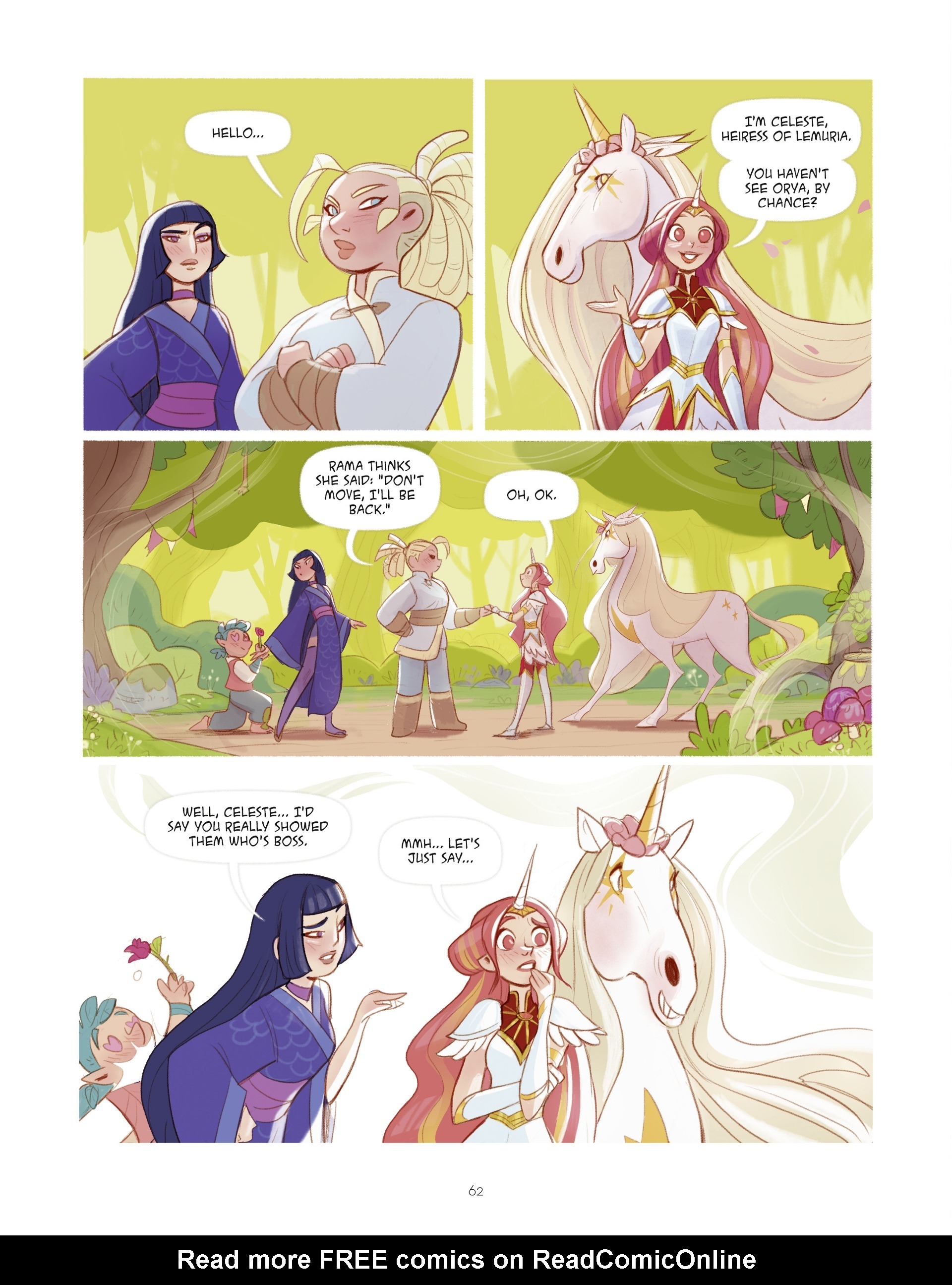 Read online The Unicorn Legacy: Call of the Goddess comic -  Issue # TPB - 61