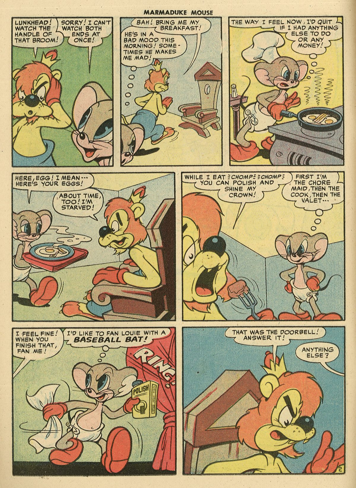 Read online Marmaduke Mouse comic -  Issue #55 - 14