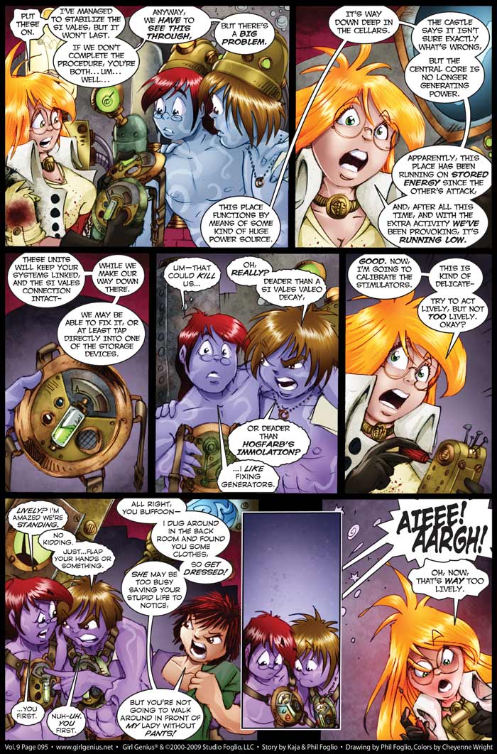 Read online Girl Genius (2002) comic -  Issue #9 - 96