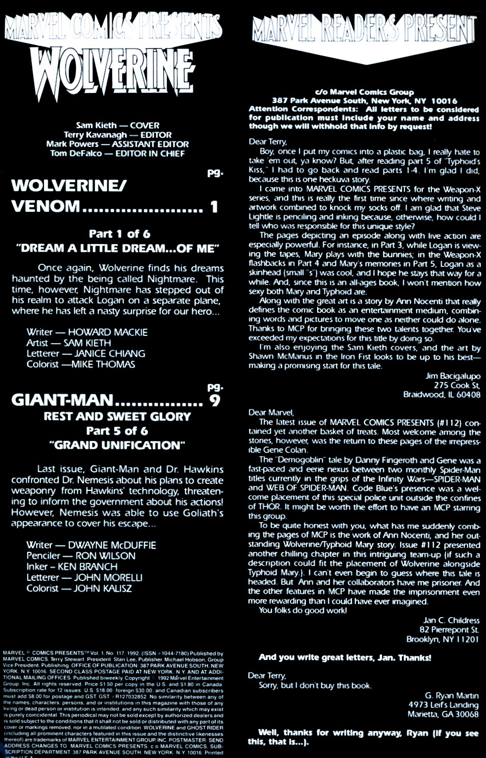 Read online Marvel Comics Presents (1988) comic -  Issue #117 - 20