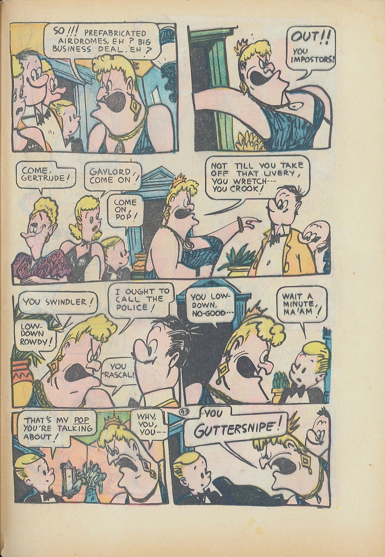 Read online Milt Gross Funnies comic -  Issue #1 - 45