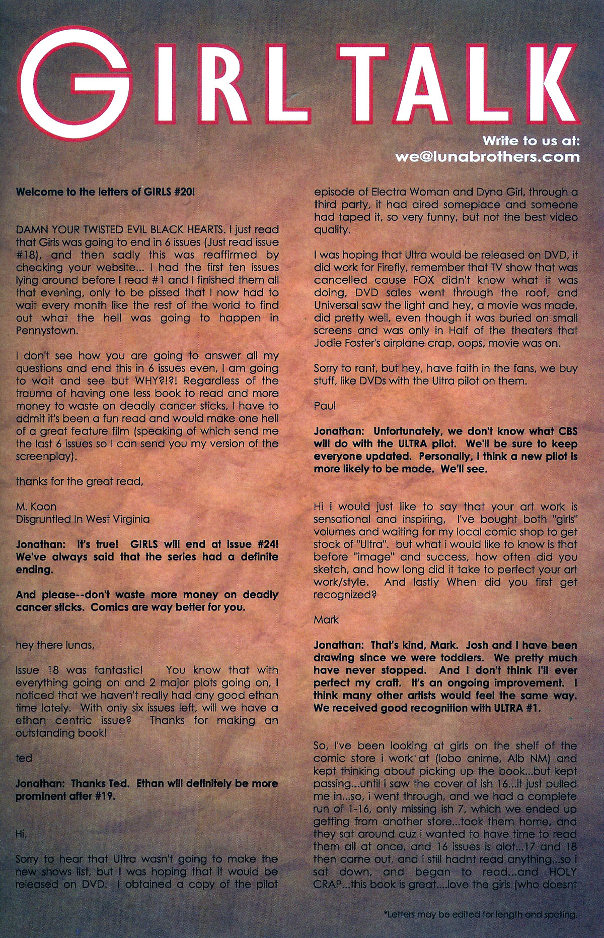 Read online Girls comic -  Issue #20 - 25