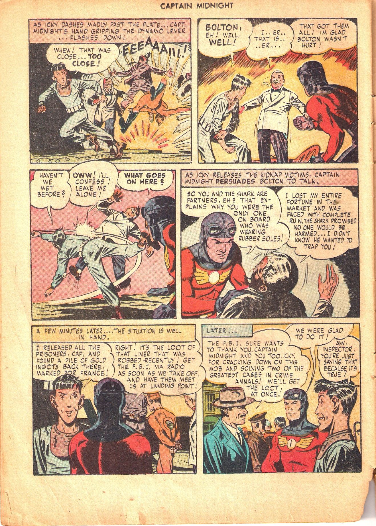 Read online Captain Midnight (1942) comic -  Issue #49 - 11