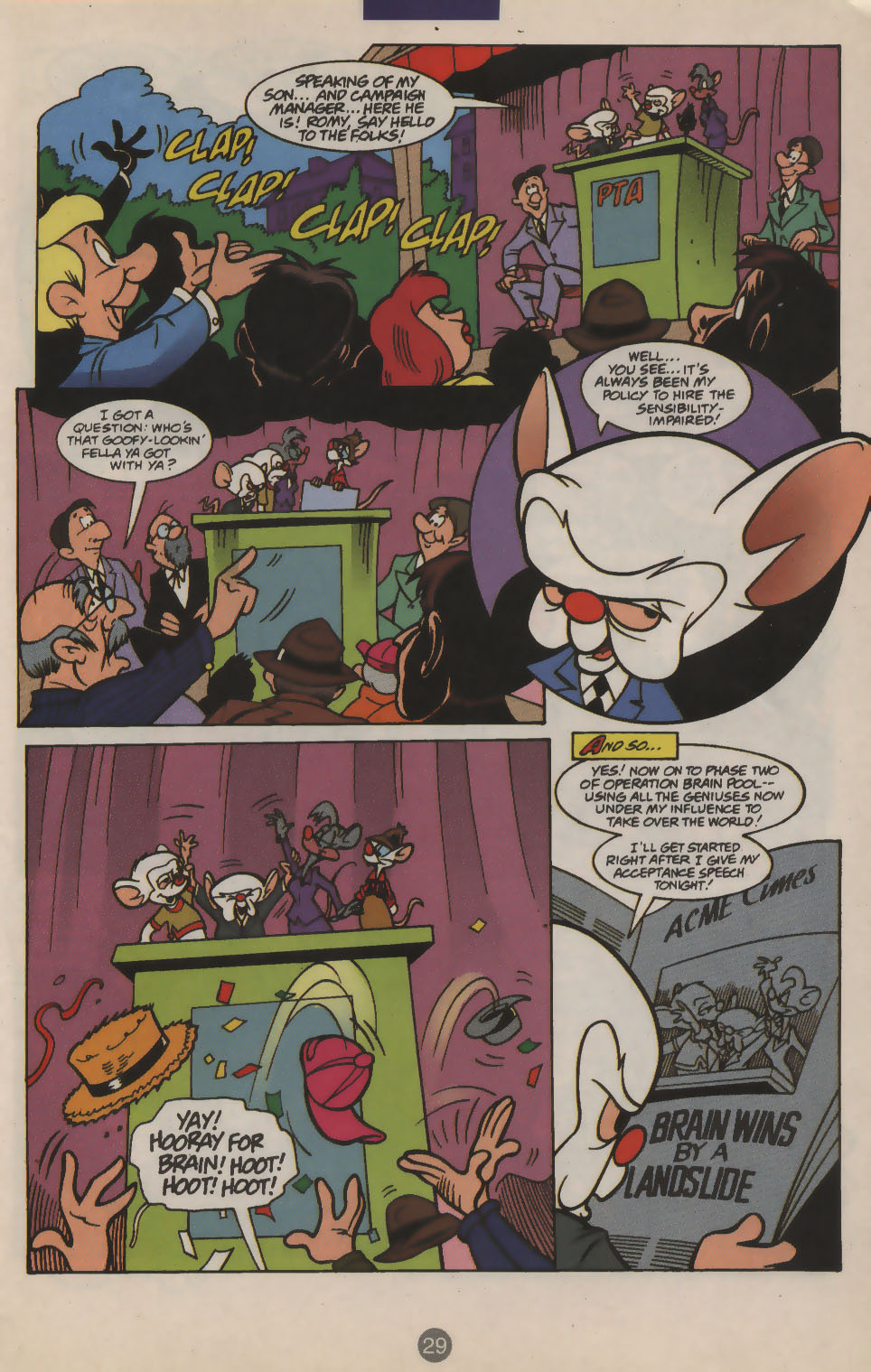 Read online Pinky and The Brain comic -  Issue #21 - 22