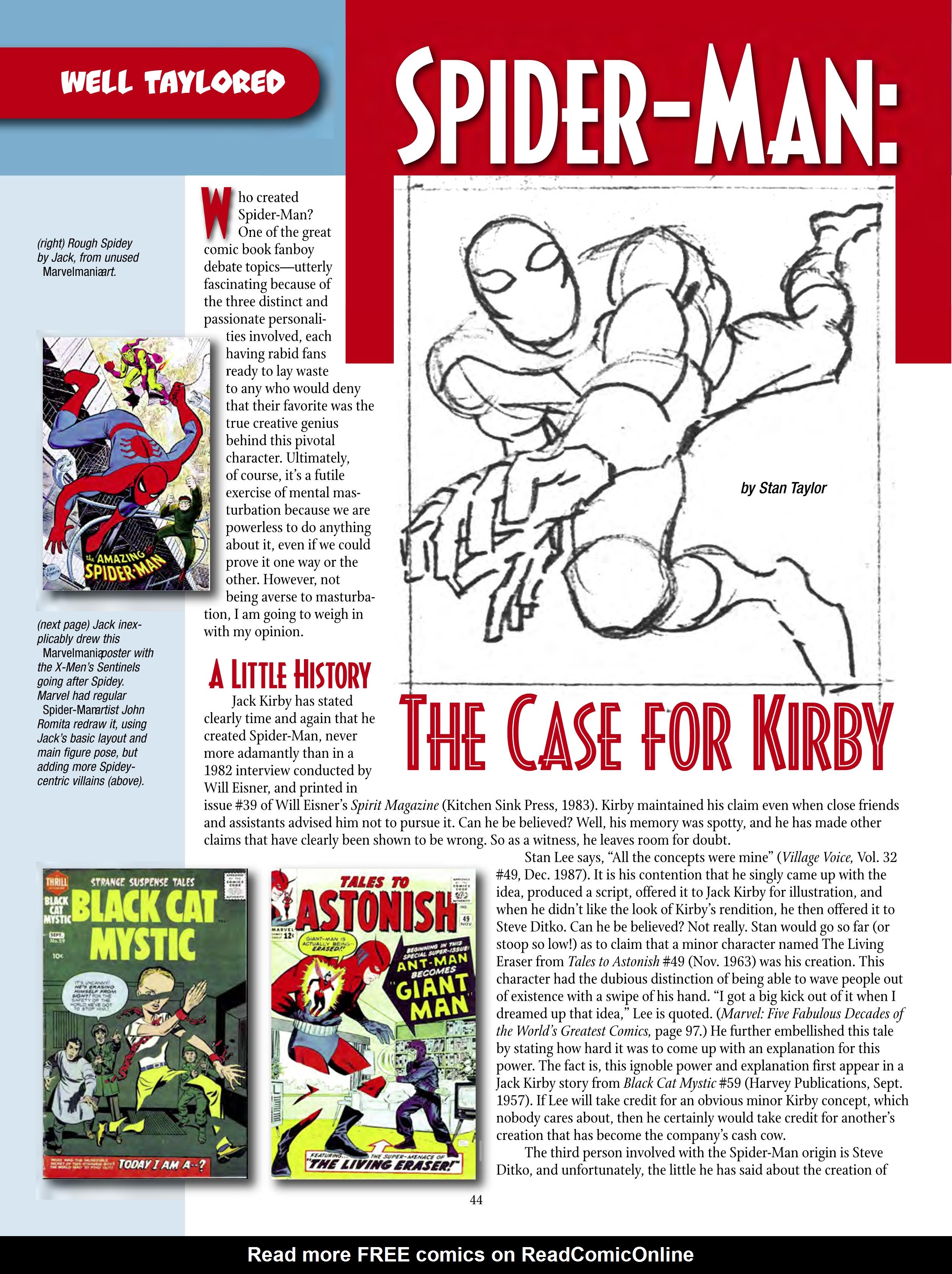 Read online The Jack Kirby Collector comic -  Issue #70 - 46