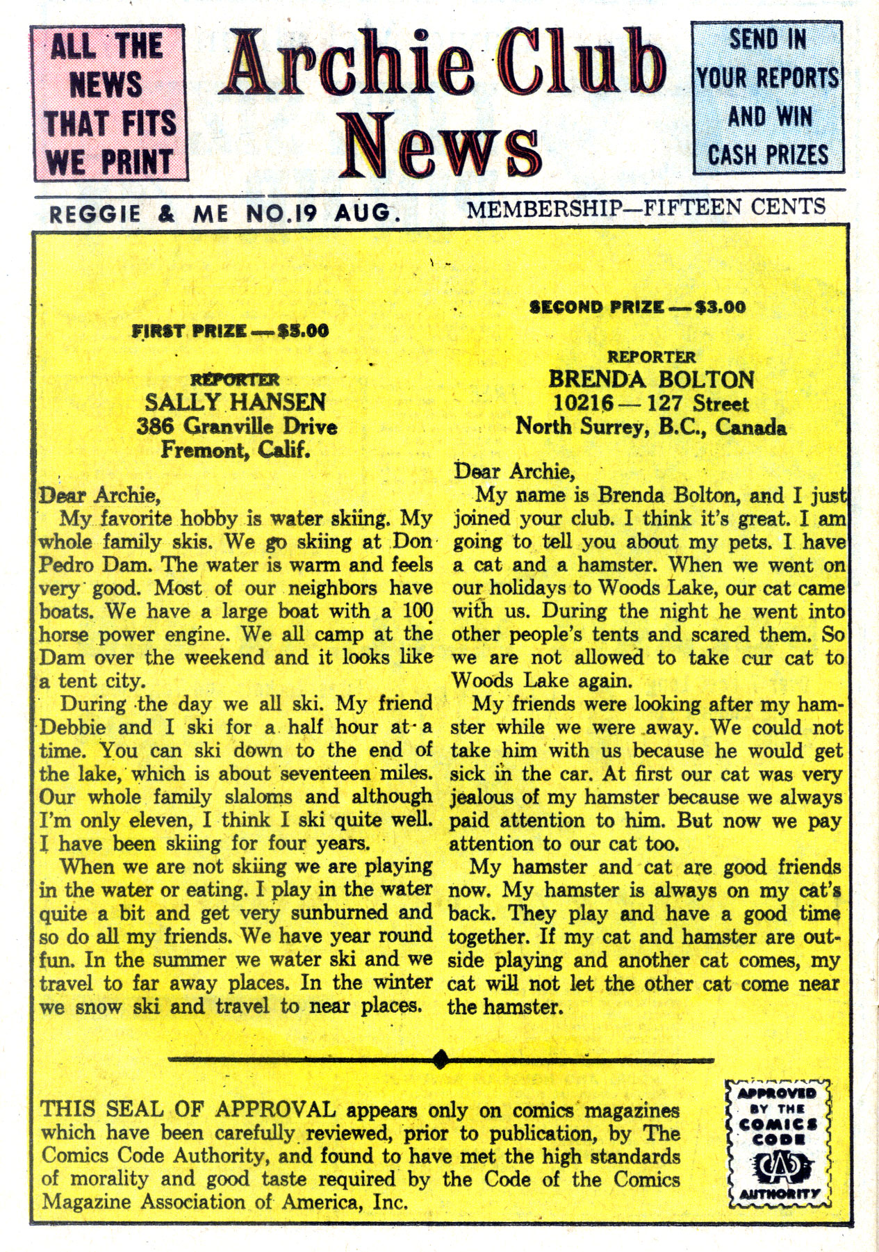 Read online Reggie and Me (1966) comic -  Issue #19 - 26